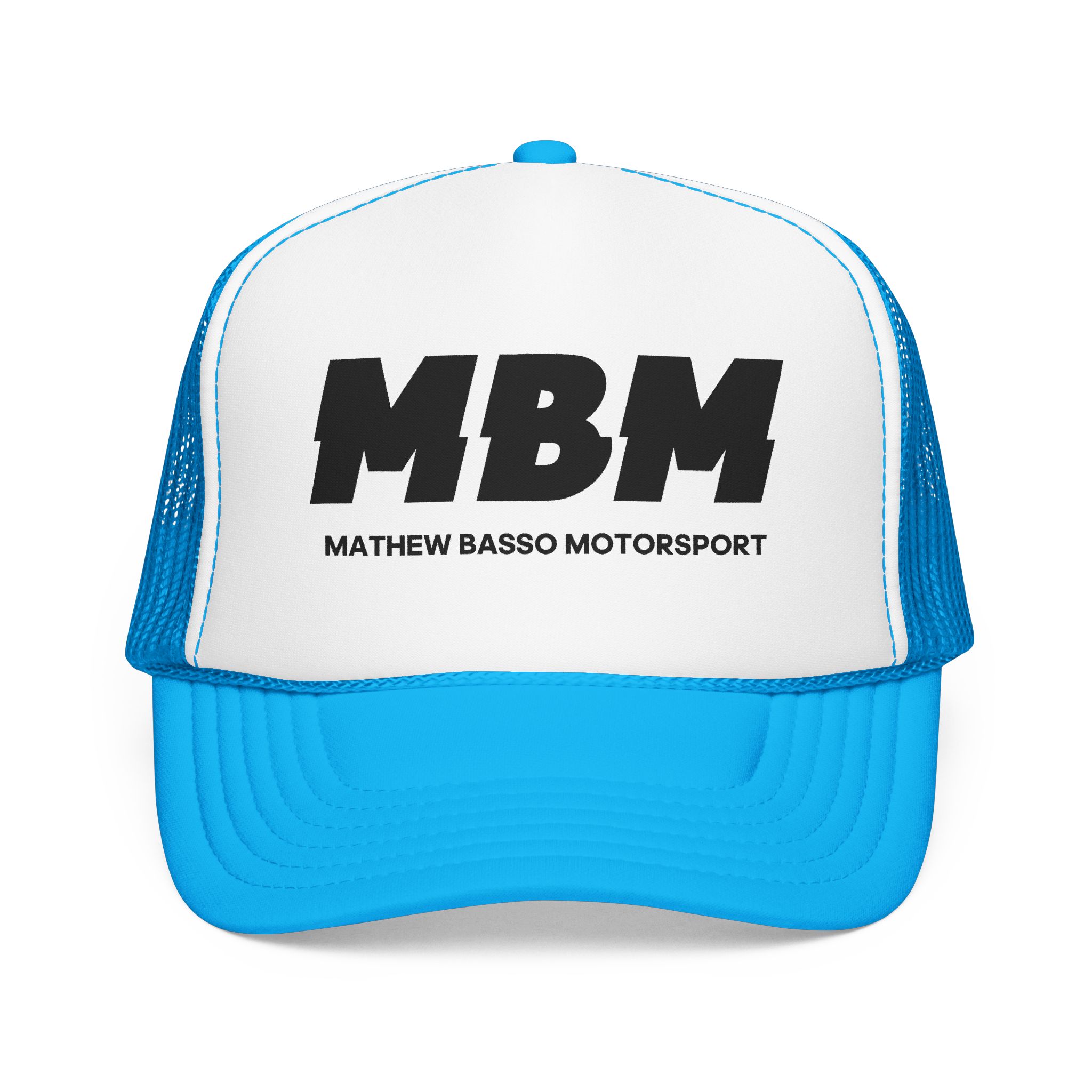 MBM Matthew Basso Motorsport Foam Trucker Hat | Racing Logo Cap - Image 19