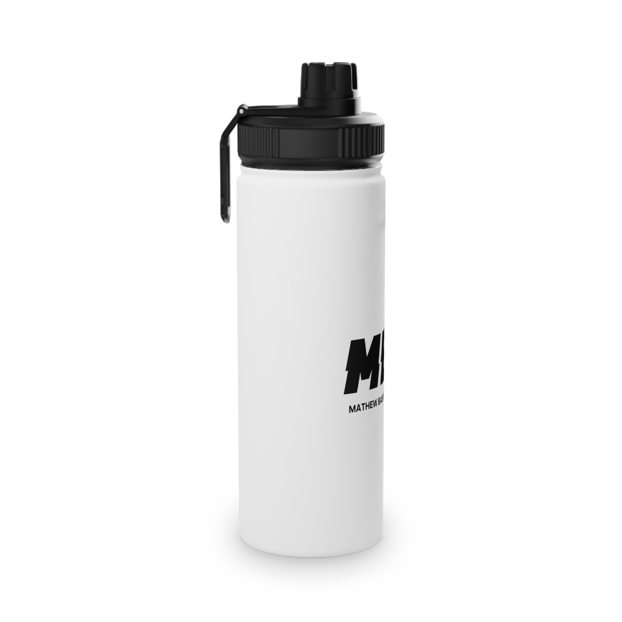 MBM Mathew Basso Motorsport Water Bottle | Stainless Steel Sports Lid - Image 4