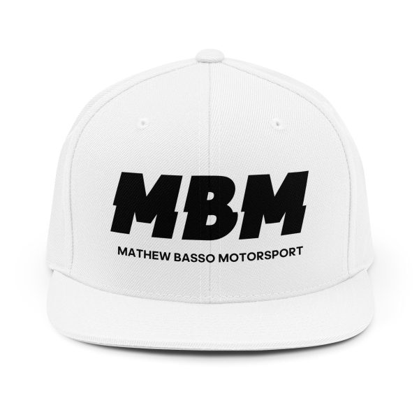 MBM Mathew Basso Motorsport Snapback Hat | Racing Logo Cap