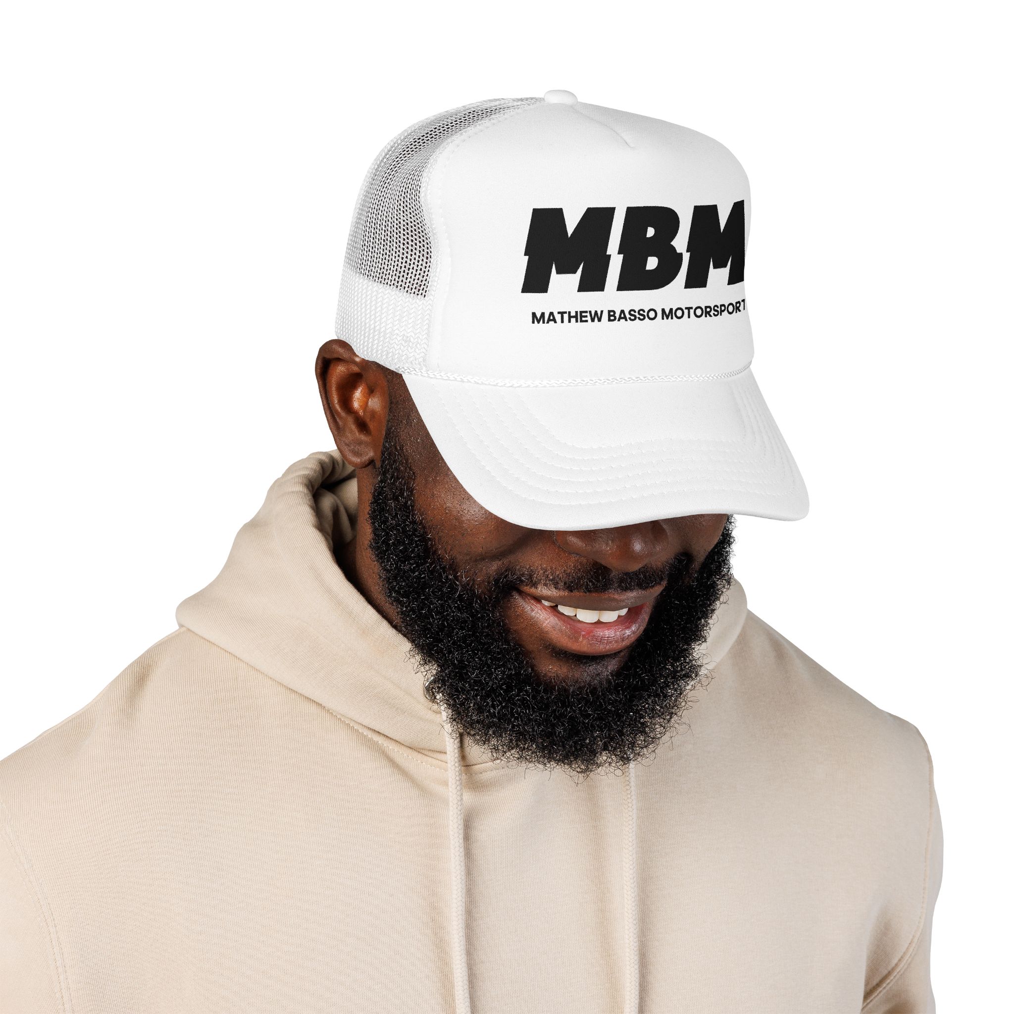 MBM Matthew Basso Motorsport Foam Trucker Hat | Racing Logo Cap - Image 70