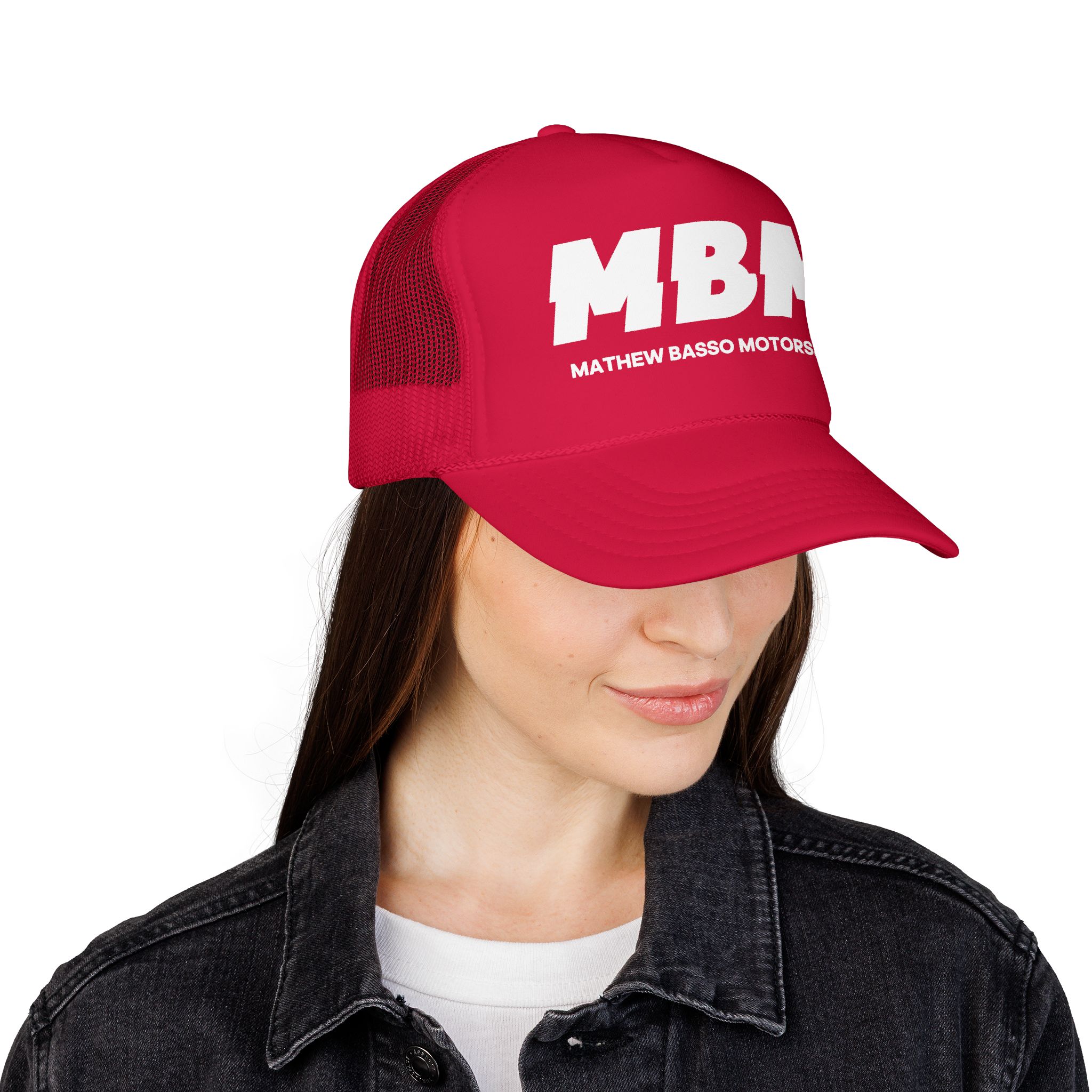 MBM Matthew Basso Motorsport Foam Trucker Hat | Racing Logo Cap - Image 77