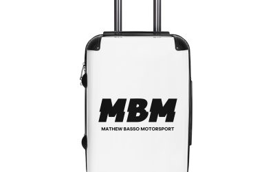 MBM Mathew Basso Motorsport Suitcase | Racing Logo Carry-On