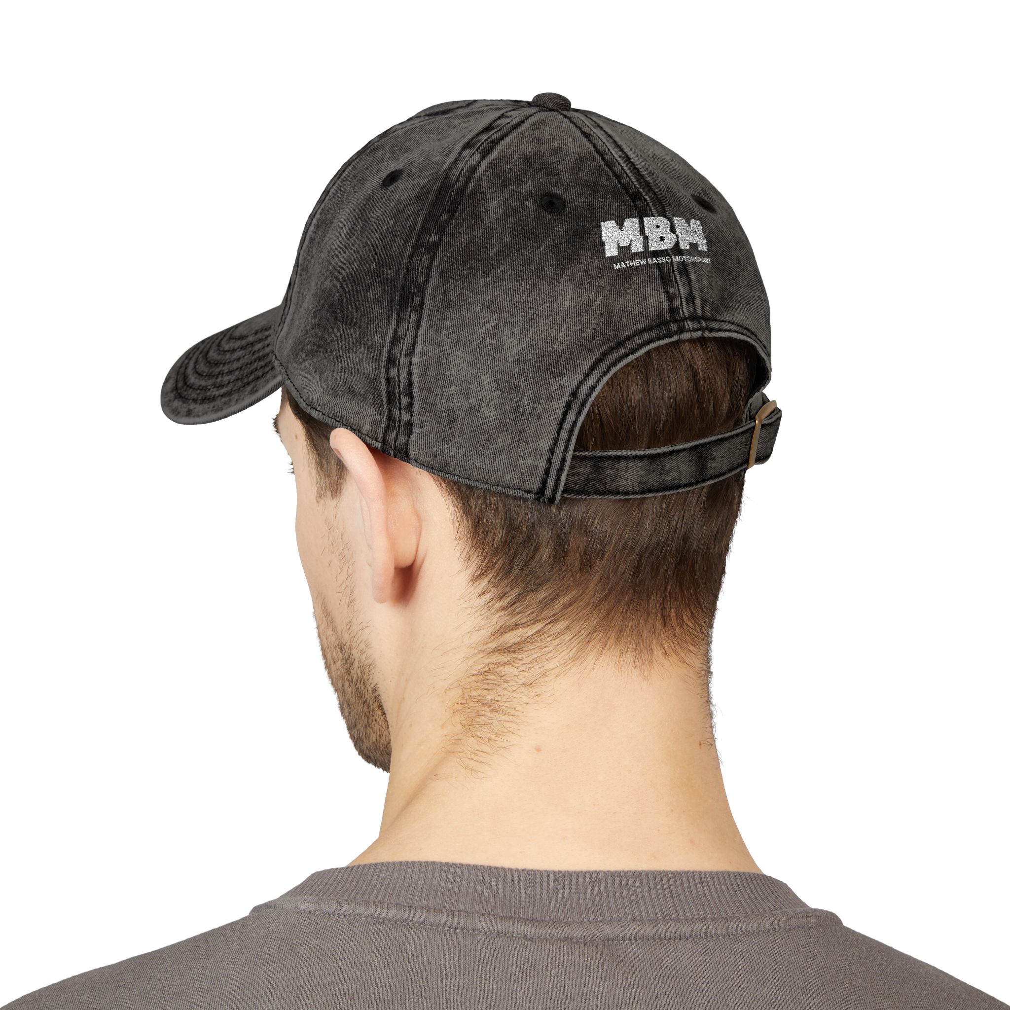 MBM Logo Vintage Cap | Embroidered Dad Hat - Image 6