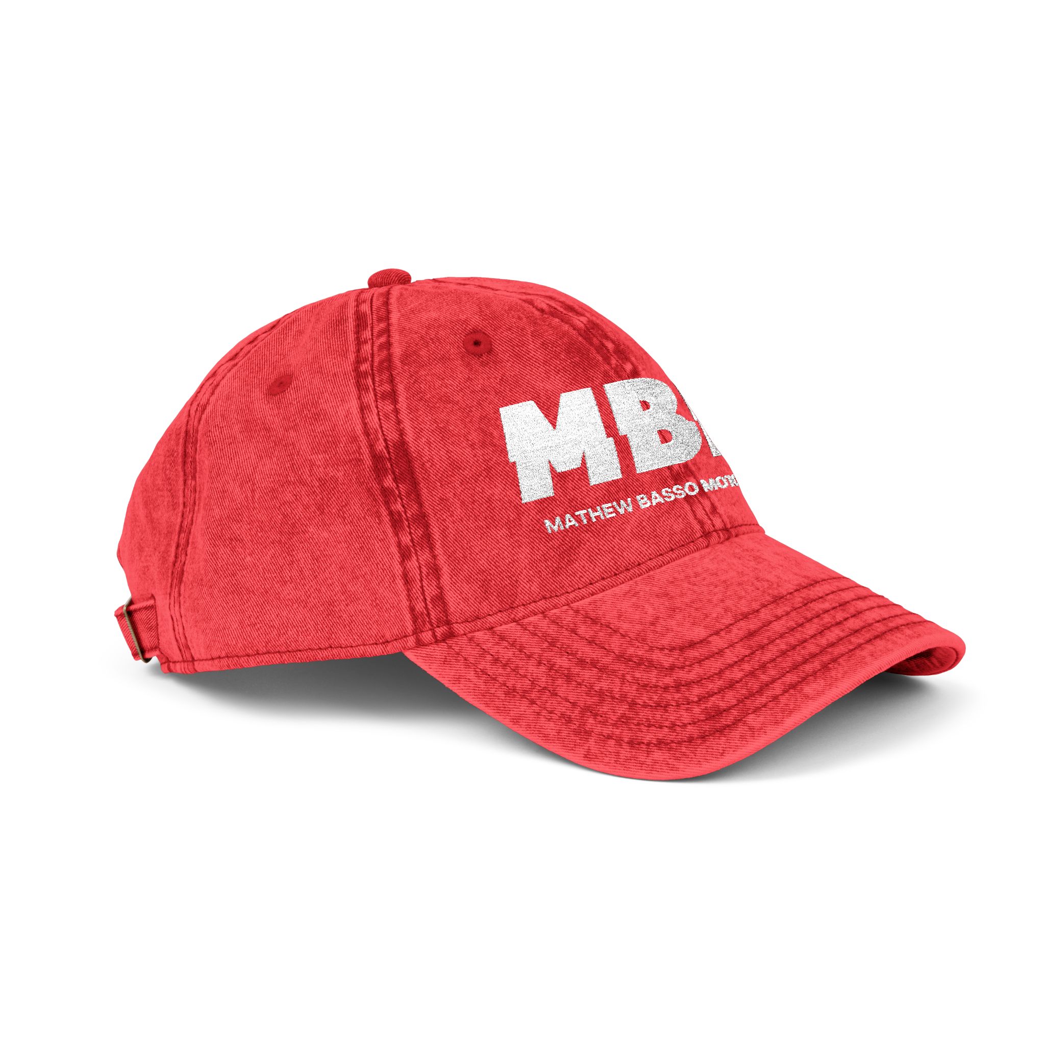 MBM Logo Vintage Cap | Embroidered Dad Hat - Image 9