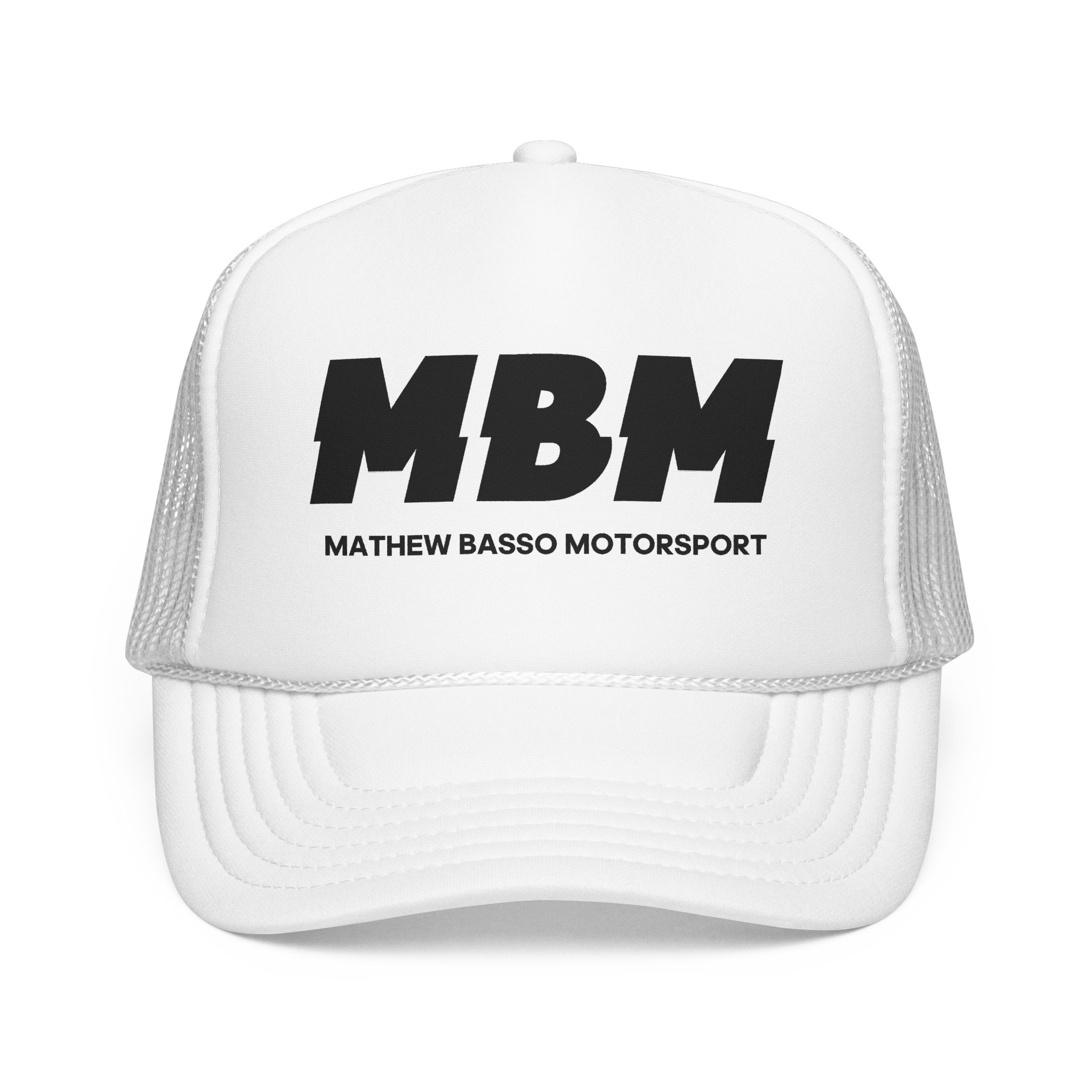 MBM Matthew Basso Motorsport Foam Trucker Hat | Racing Logo Cap - Image 67