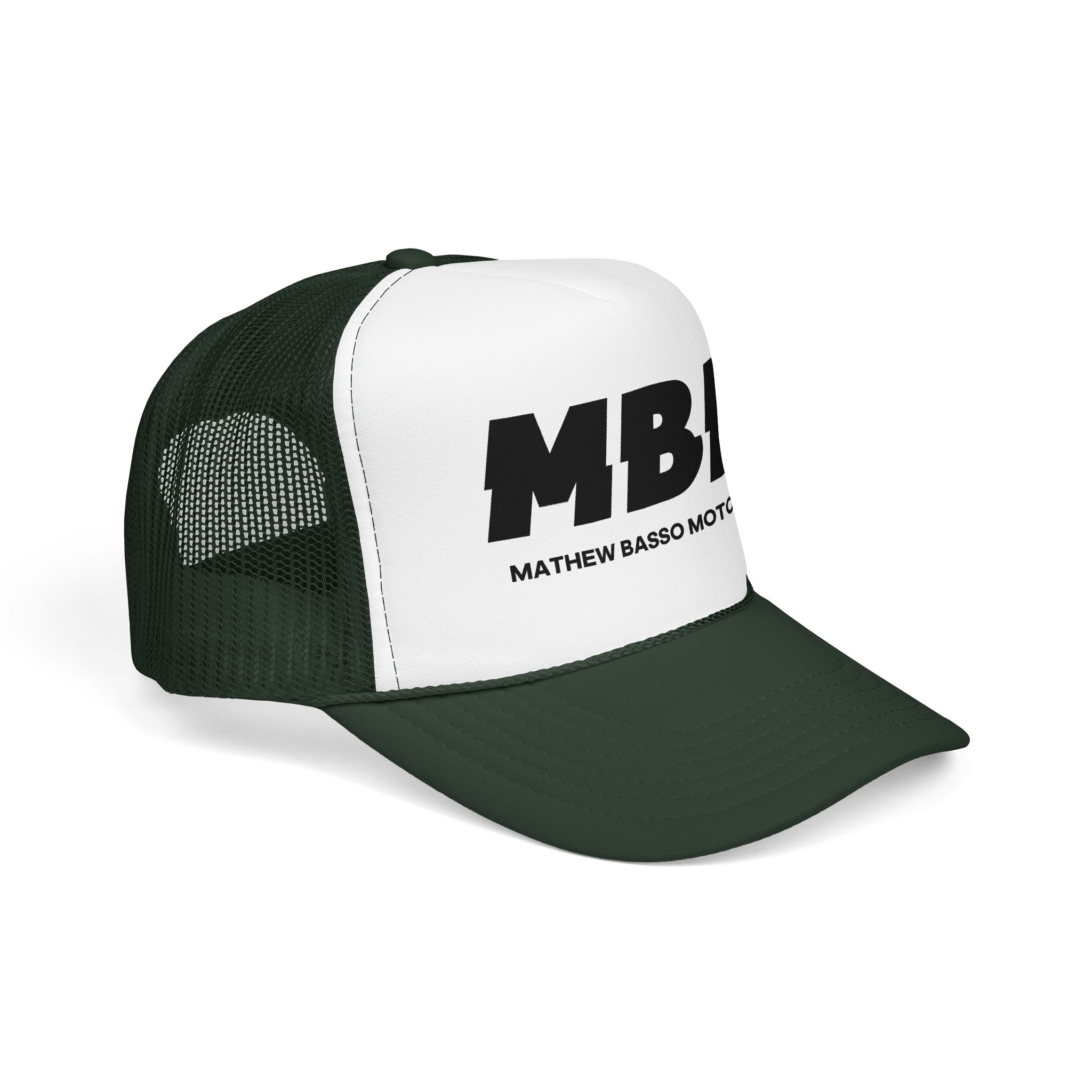 MBM Matthew Basso Motorsport Foam Trucker Hat | Racing Logo Cap - Image 26