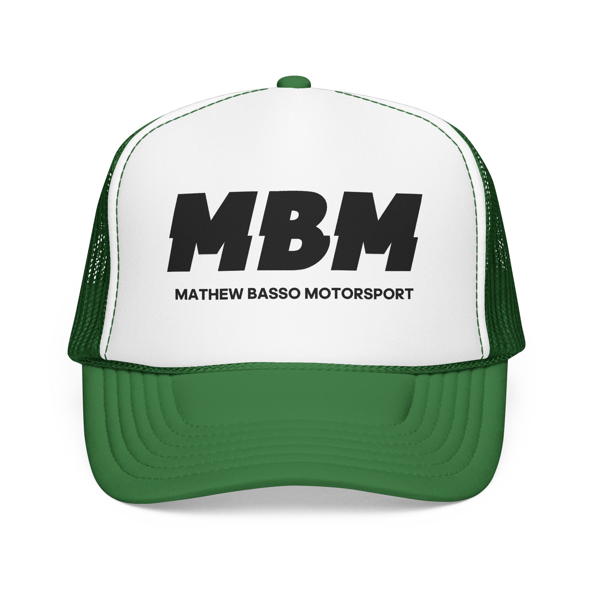 MBM Matthew Basso Motorsport Foam Trucker Hat | Racing Logo Cap - Image 37