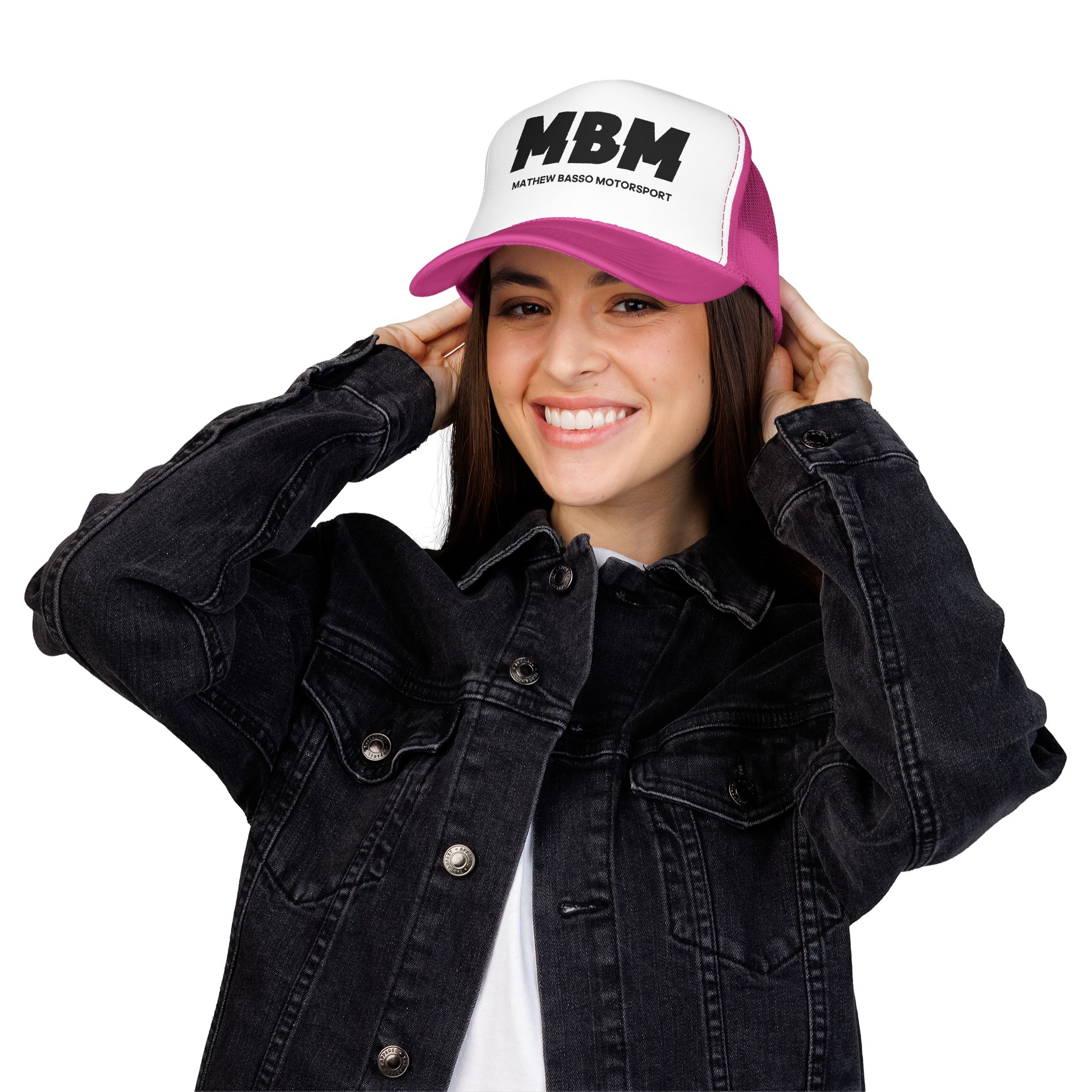 MBM Matthew Basso Motorsport Foam Trucker Hat | Racing Logo Cap - Image 33