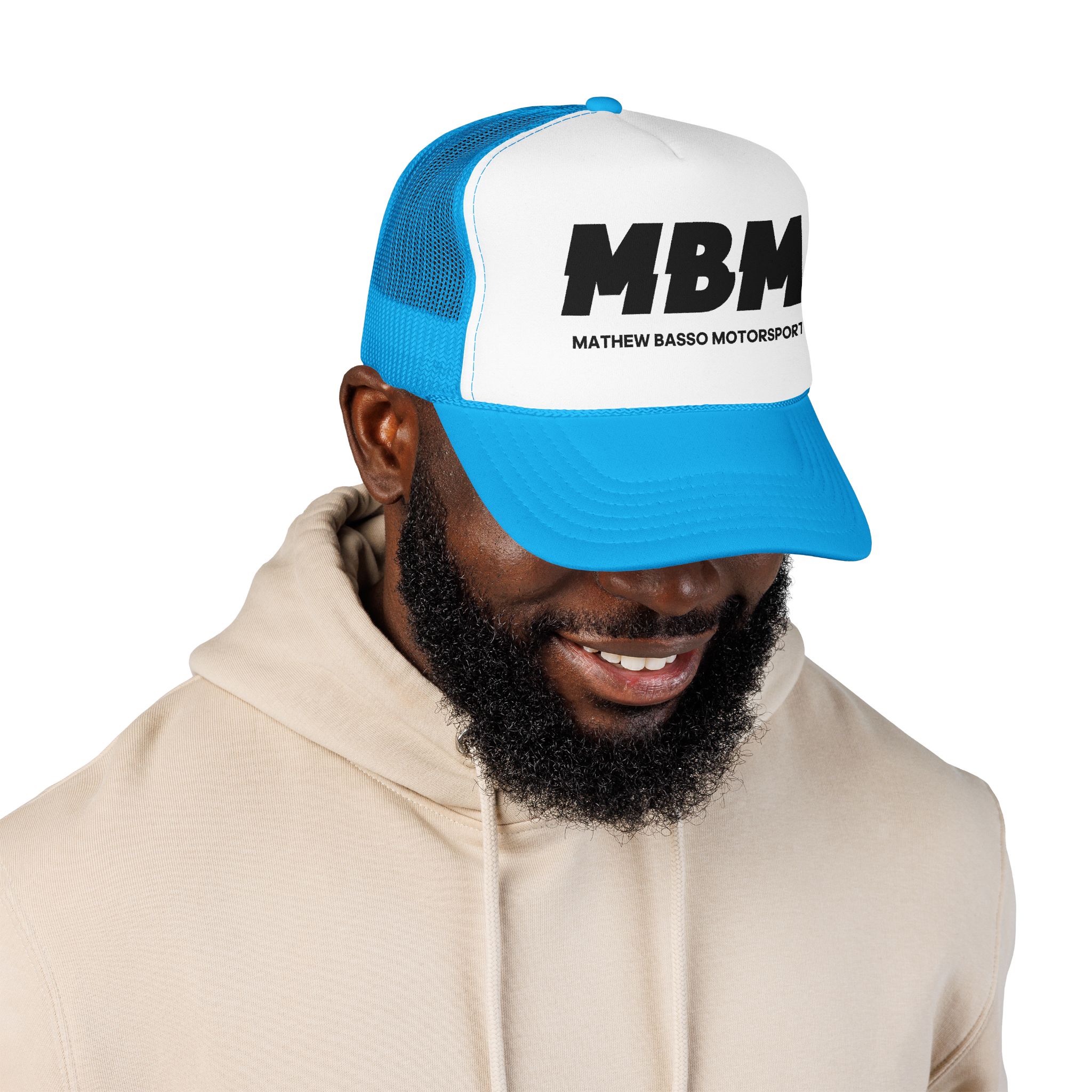 MBM Matthew Basso Motorsport Foam Trucker Hat | Racing Logo Cap - Image 22