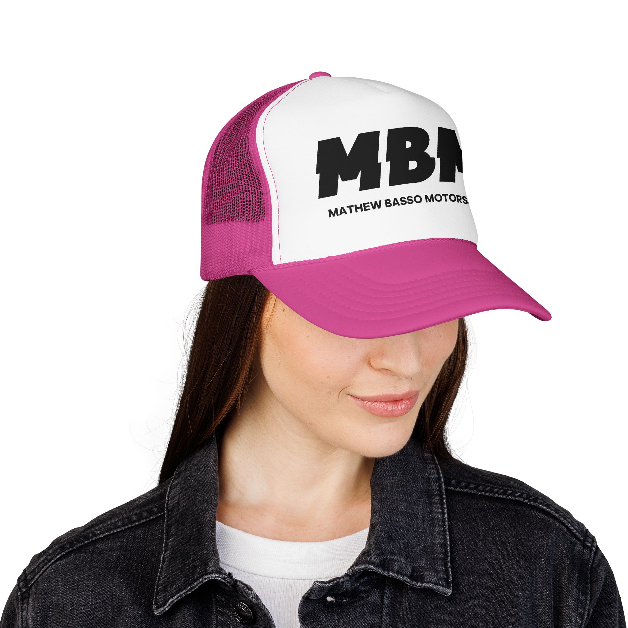 MBM Matthew Basso Motorsport Foam Trucker Hat | Racing Logo Cap - Image 35