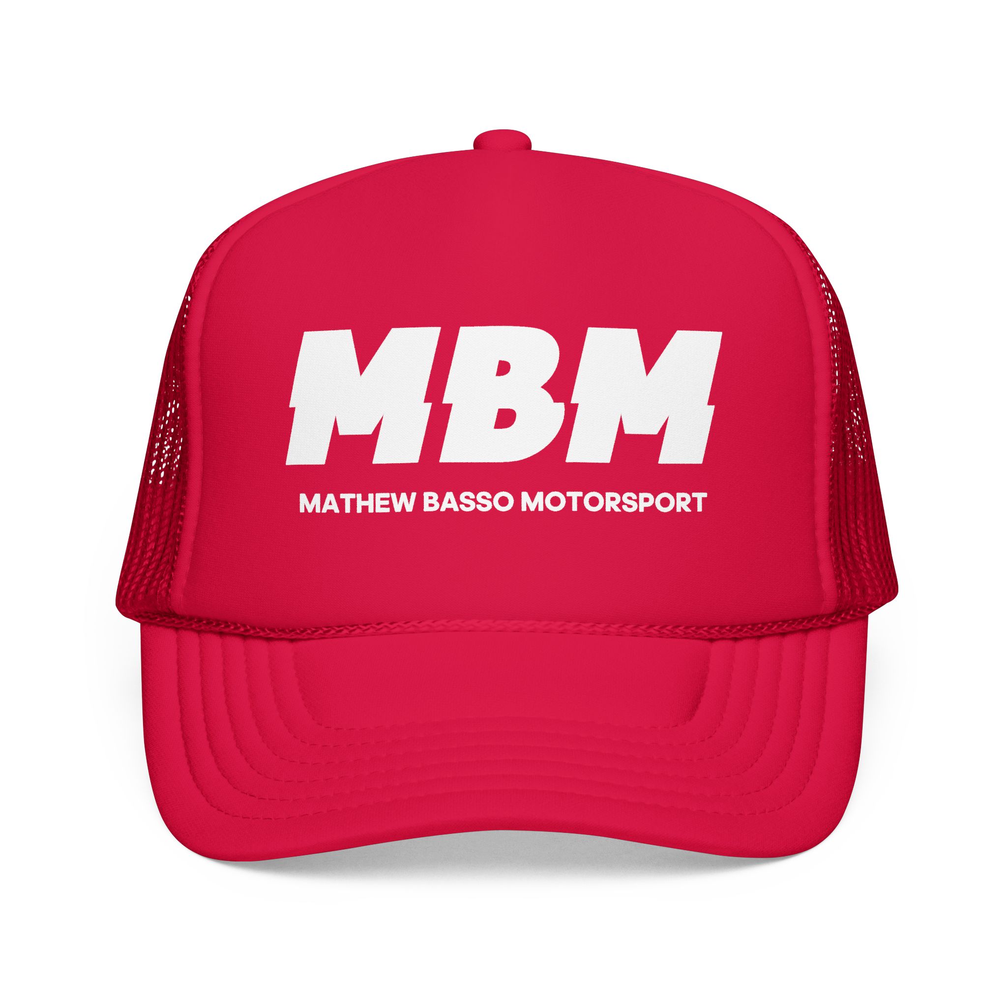 MBM Matthew Basso Motorsport Foam Trucker Hat | Racing Logo Cap - Image 73