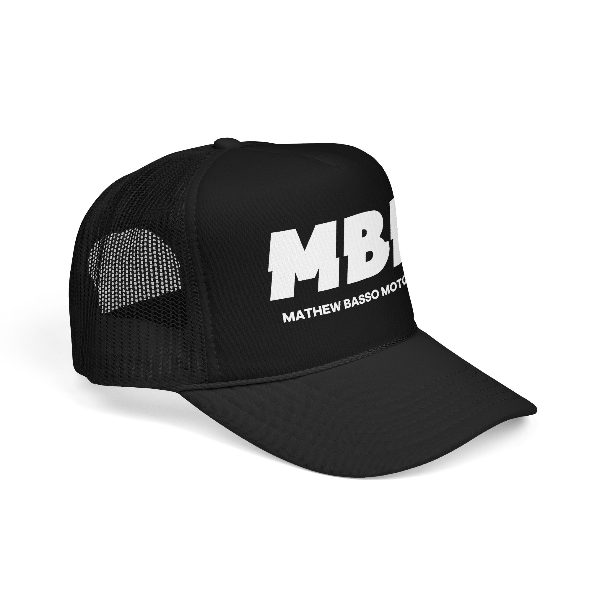 MBM Matthew Basso Motorsport Foam Trucker Hat | Racing Logo Cap - Image 8