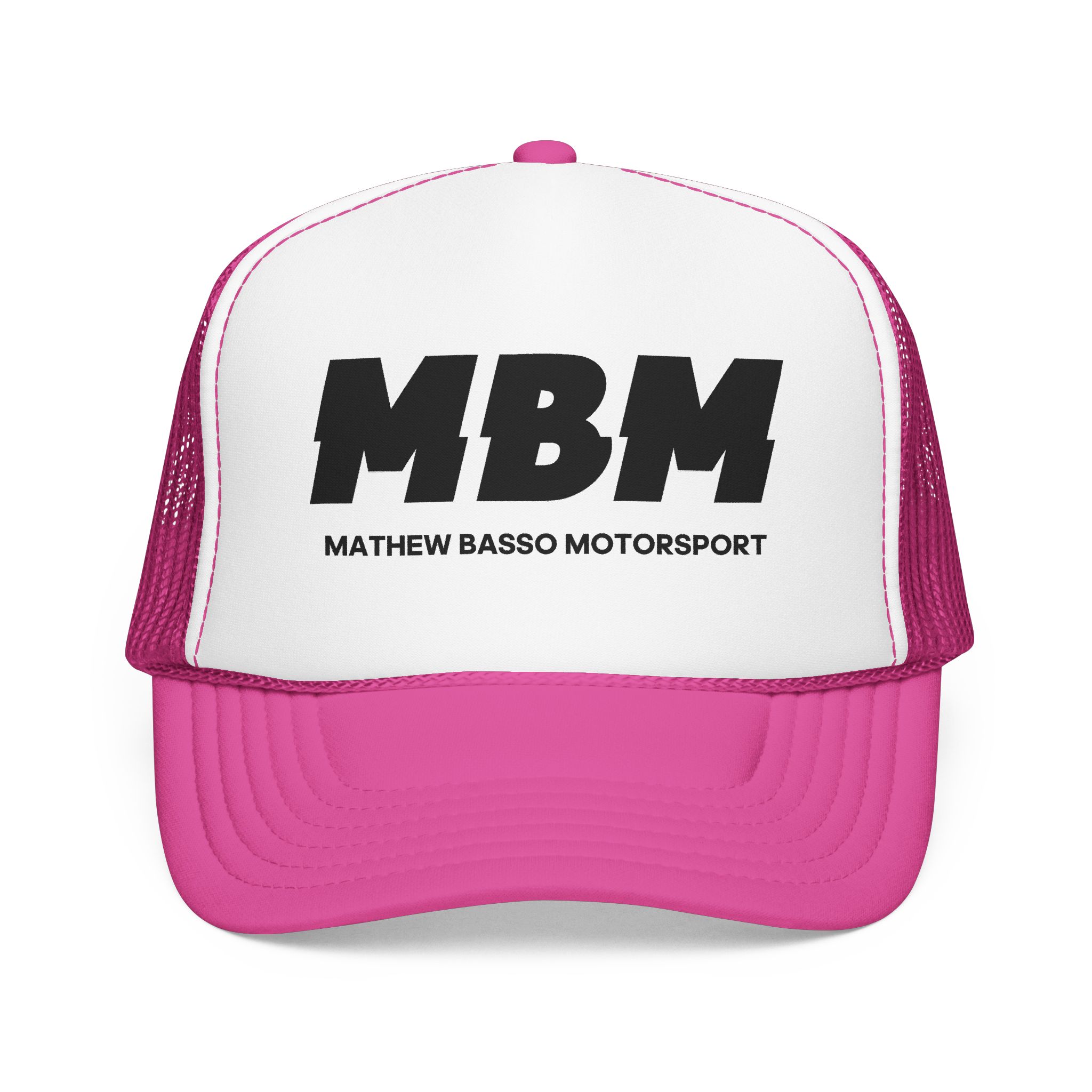 MBM Matthew Basso Motorsport Foam Trucker Hat | Racing Logo Cap - Image 31