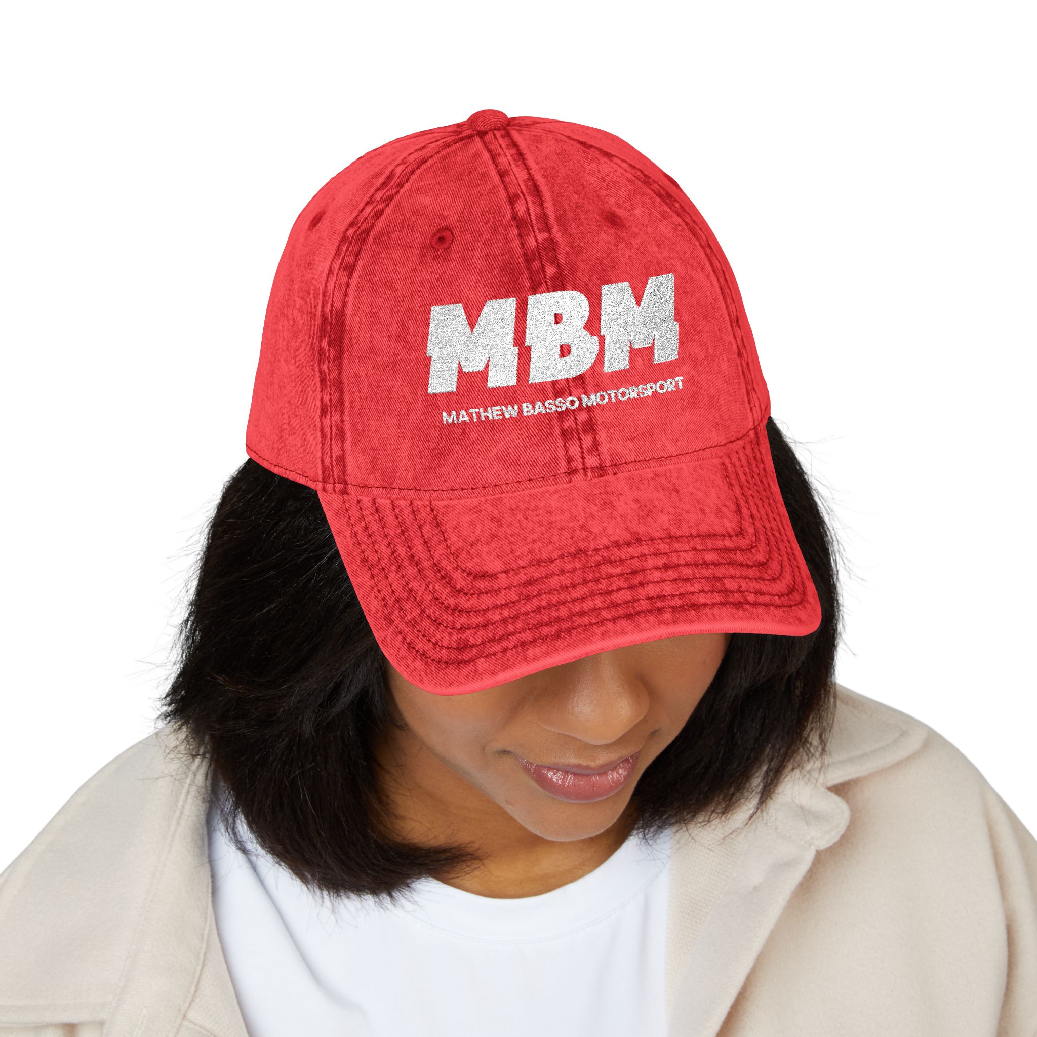 MBM Logo Vintage Cap | Embroidered Dad Hat - Image 10