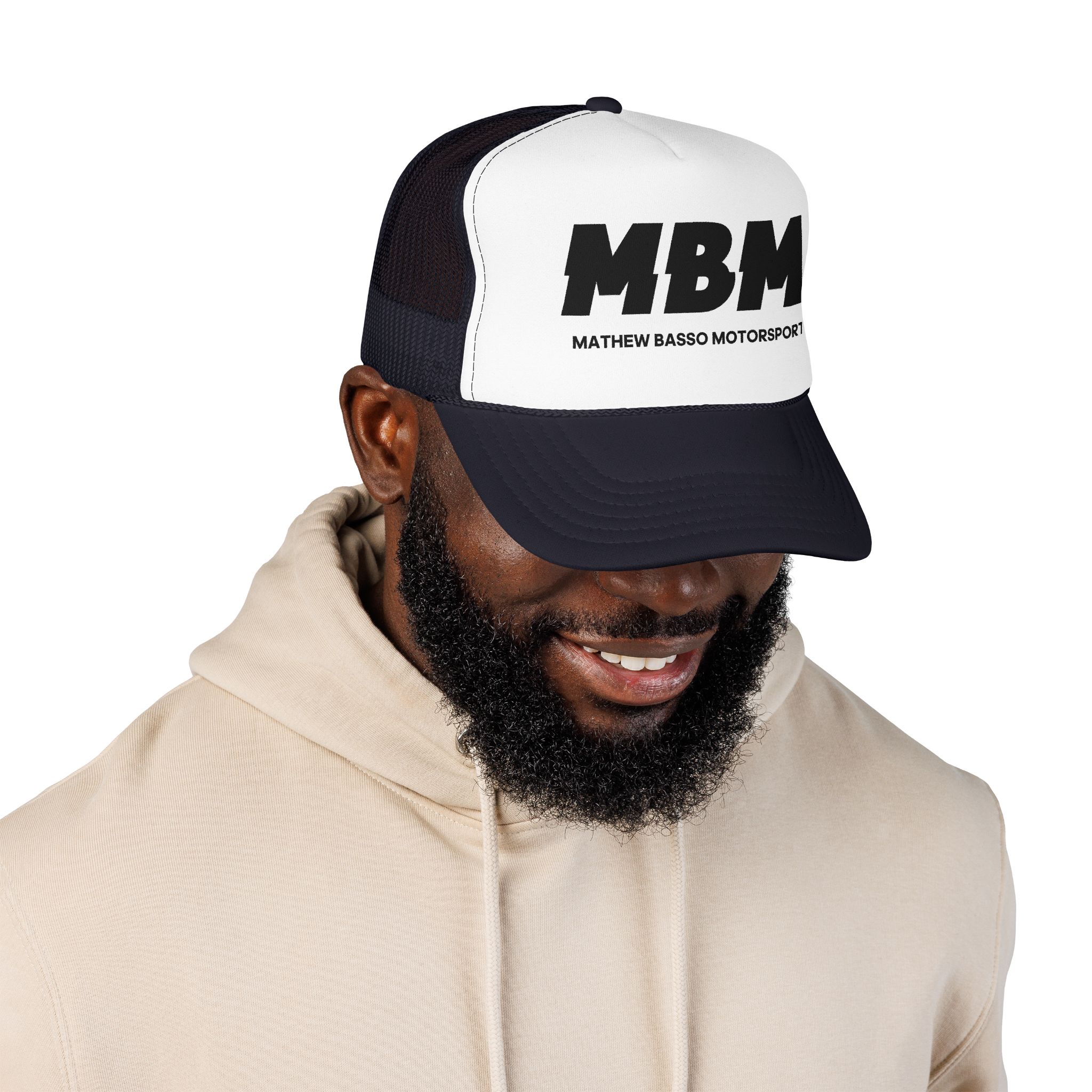 MBM Matthew Basso Motorsport Foam Trucker Hat | Racing Logo Cap - Image 52