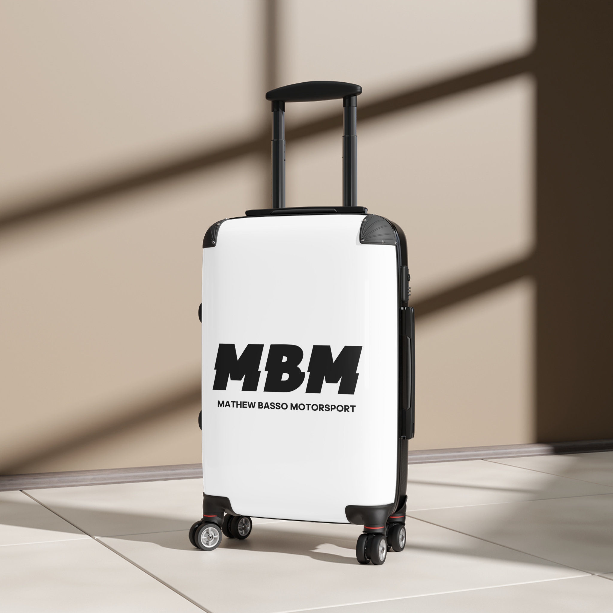 MBM Mathew Basso Motorsport Suitcase | Racing Logo Carry-On - Image 4