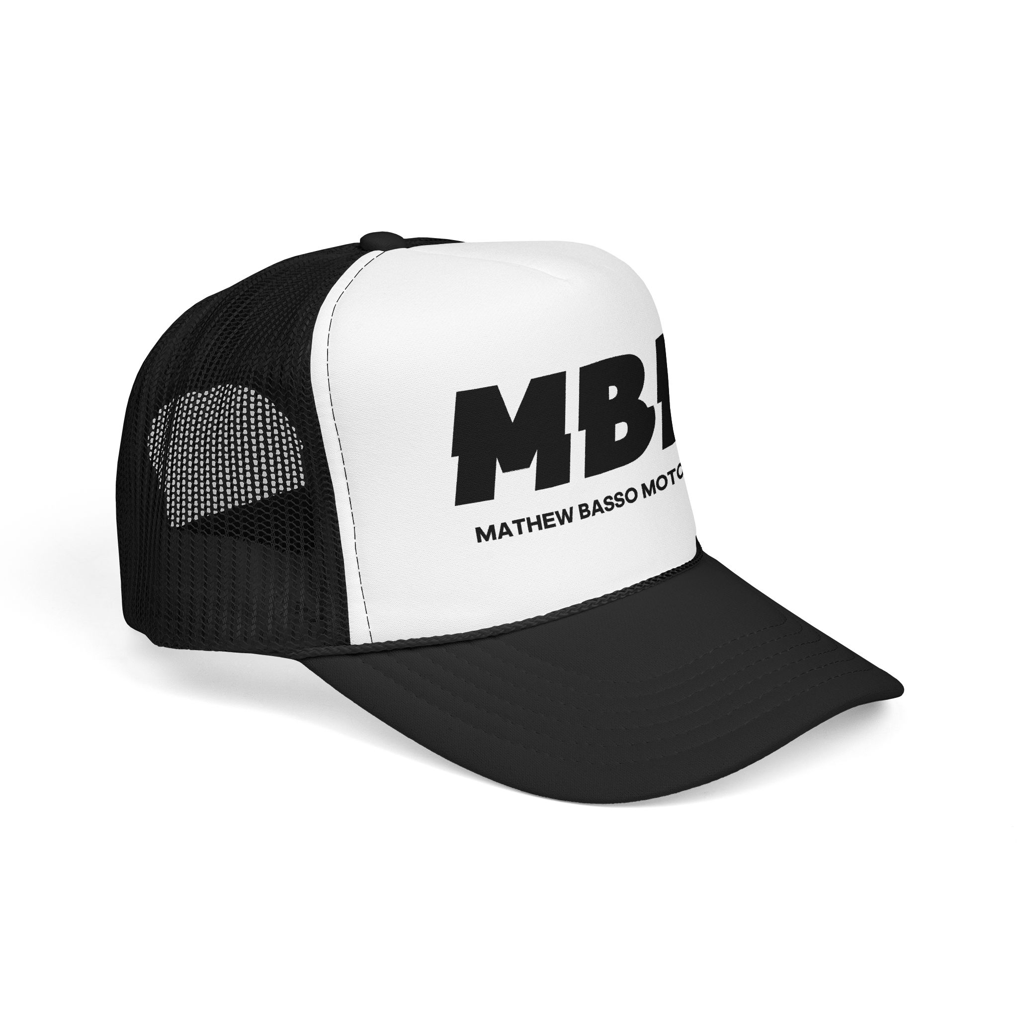 MBM Matthew Basso Motorsport Foam Trucker Hat | Racing Logo Cap - Image 2