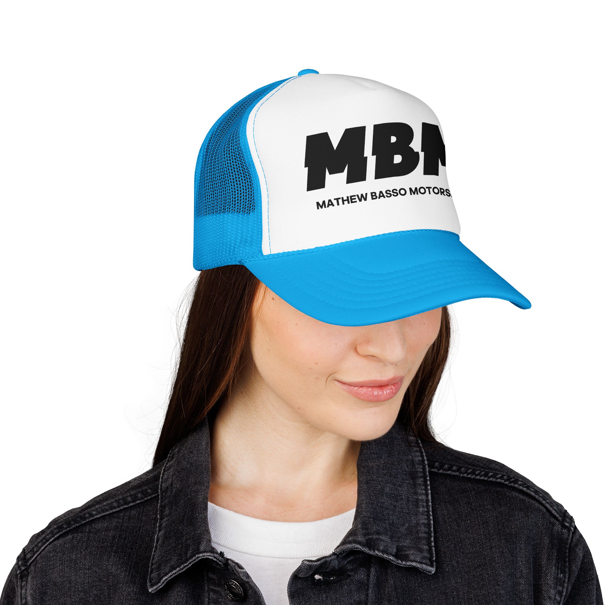 MBM Matthew Basso Motorsport Foam Trucker Hat | Racing Logo Cap - Image 23