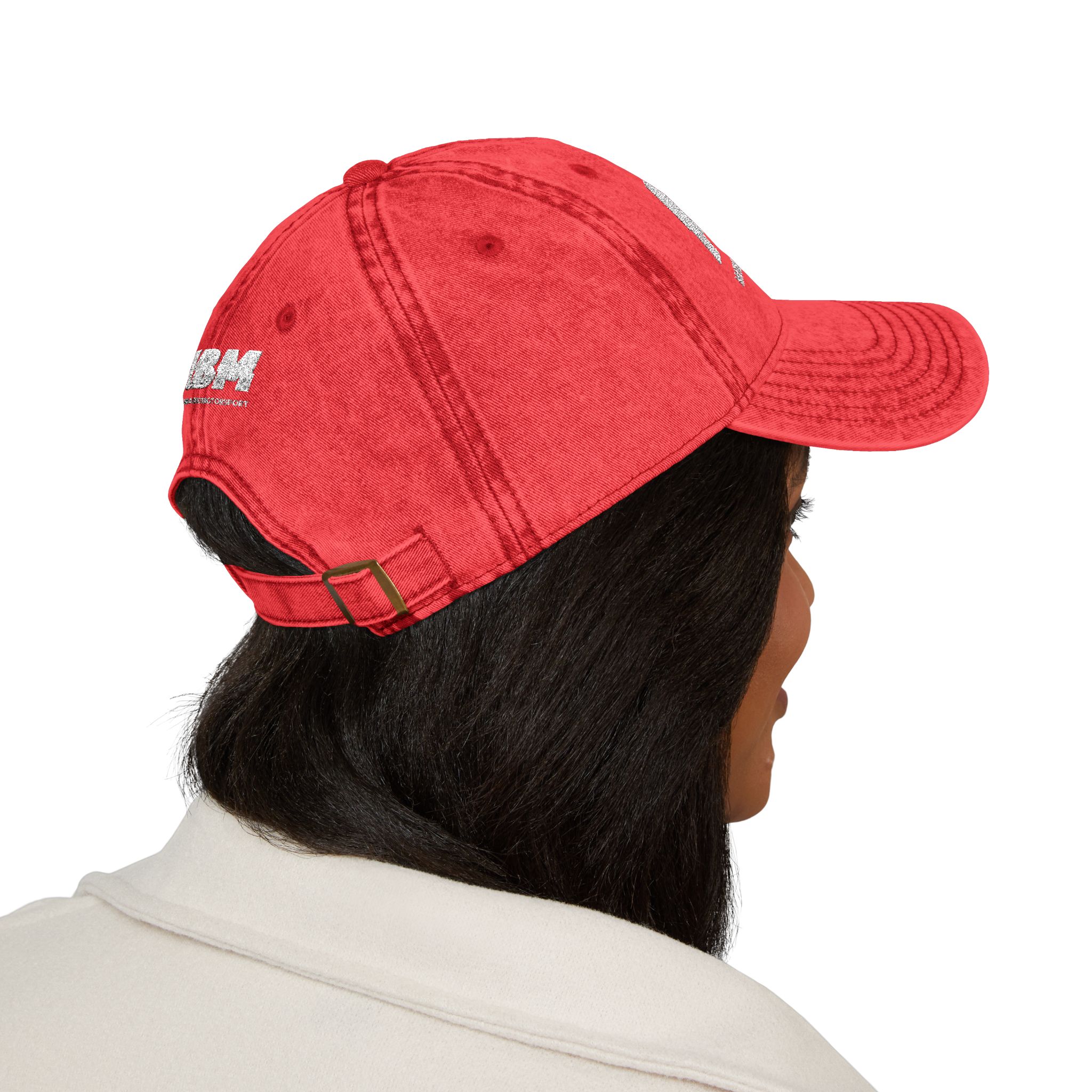 MBM Logo Vintage Cap | Embroidered Dad Hat - Image 11