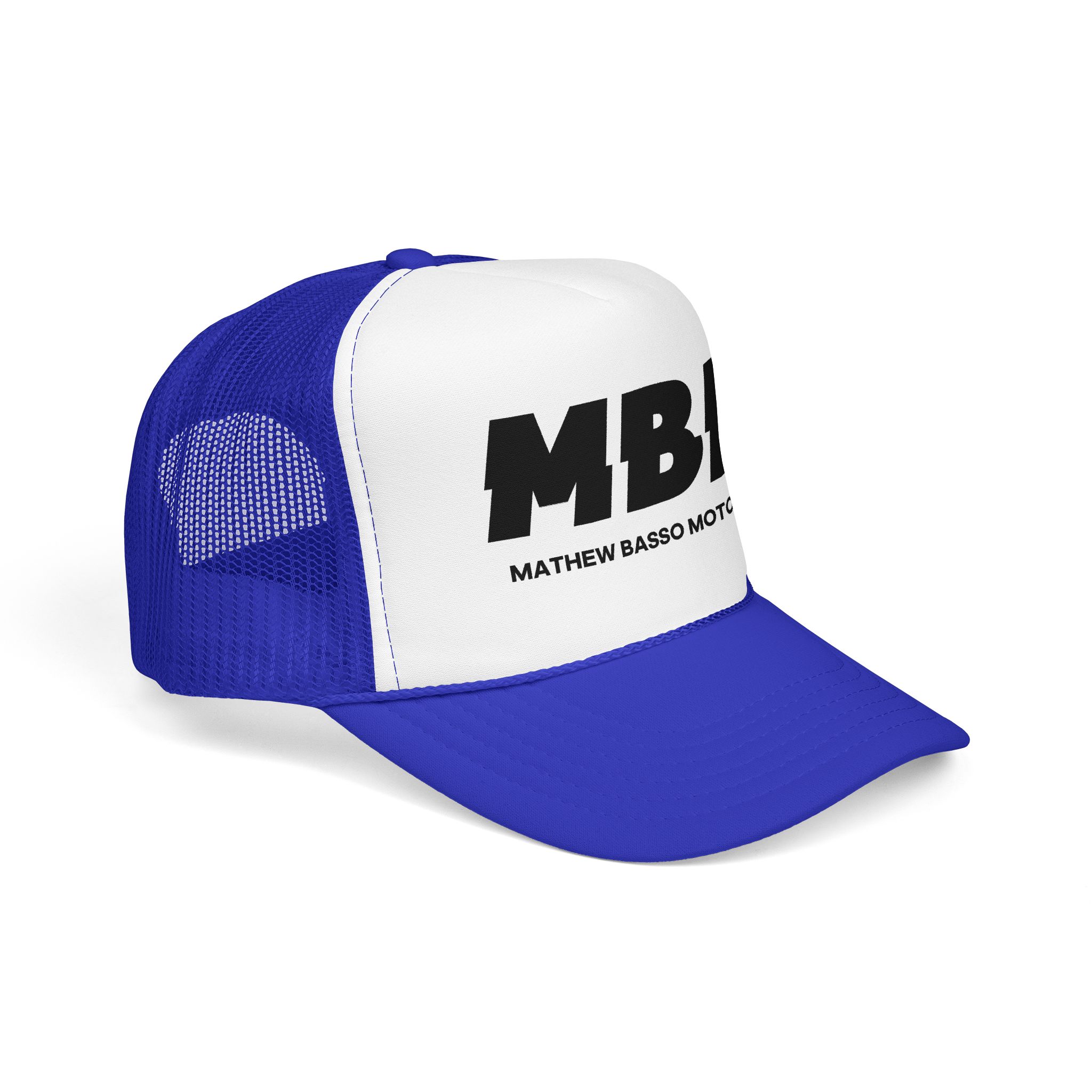 MBM Matthew Basso Motorsport Foam Trucker Hat | Racing Logo Cap - Image 56
