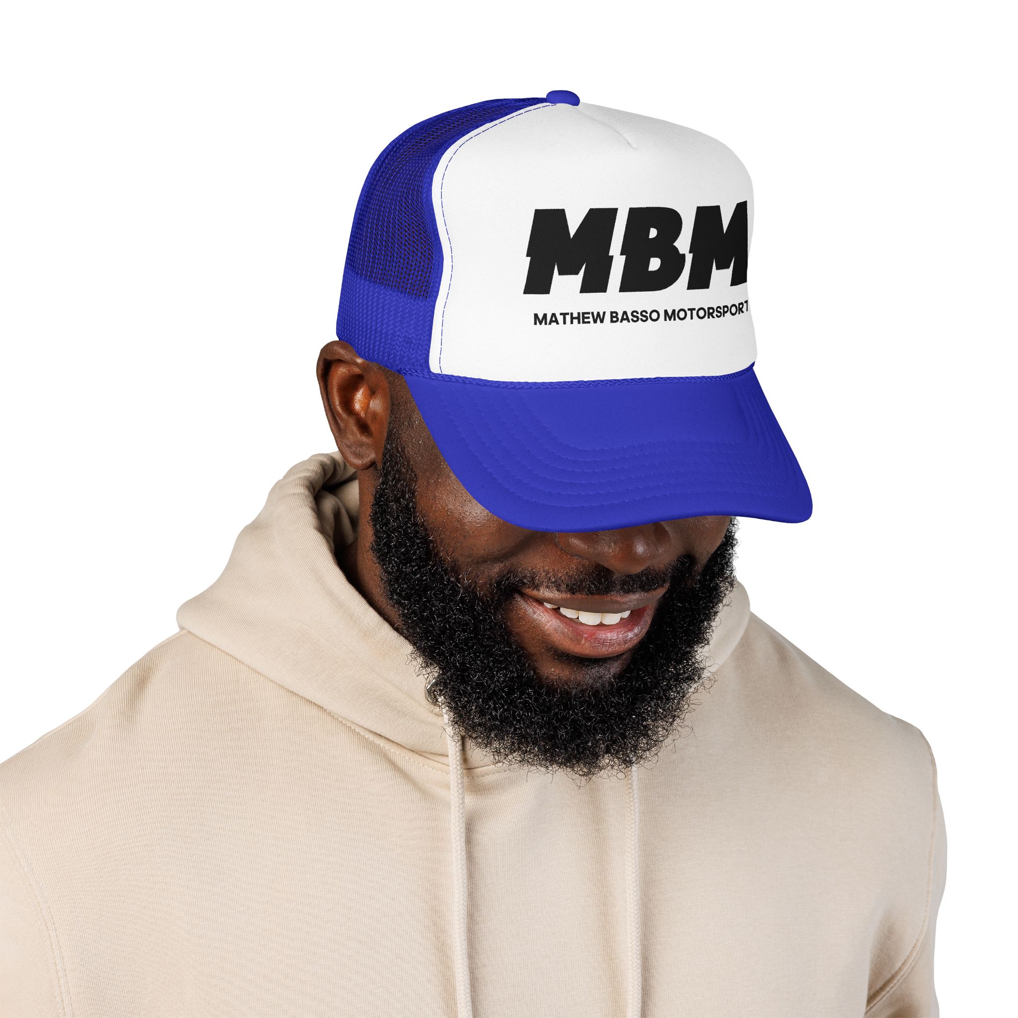 MBM Matthew Basso Motorsport Foam Trucker Hat | Racing Logo Cap - Image 64