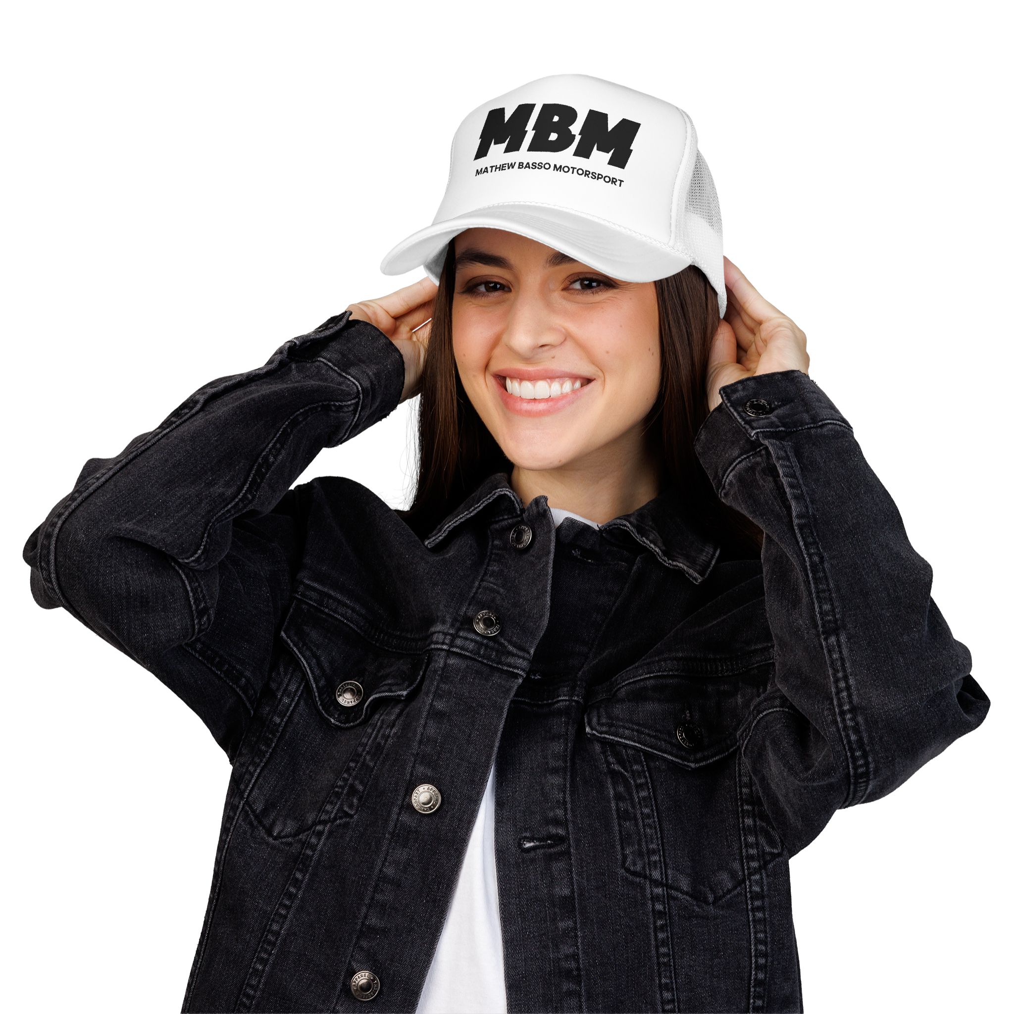 MBM Matthew Basso Motorsport Foam Trucker Hat | Racing Logo Cap - Image 69
