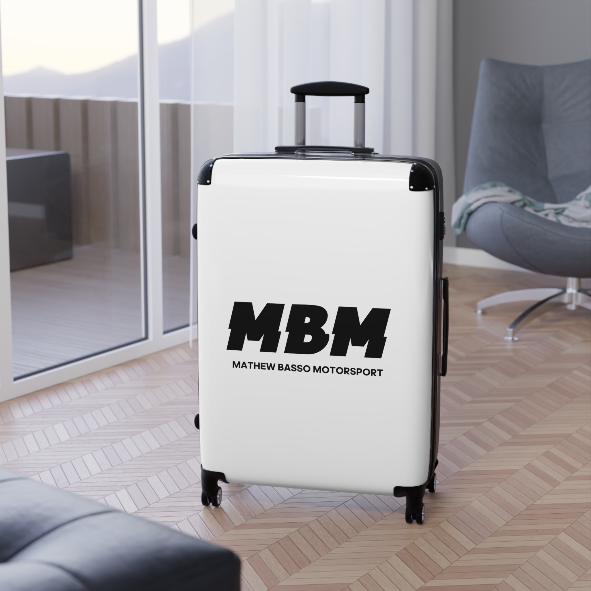 MBM Mathew Basso Motorsport Suitcase | Racing Logo Carry-On - Image 23