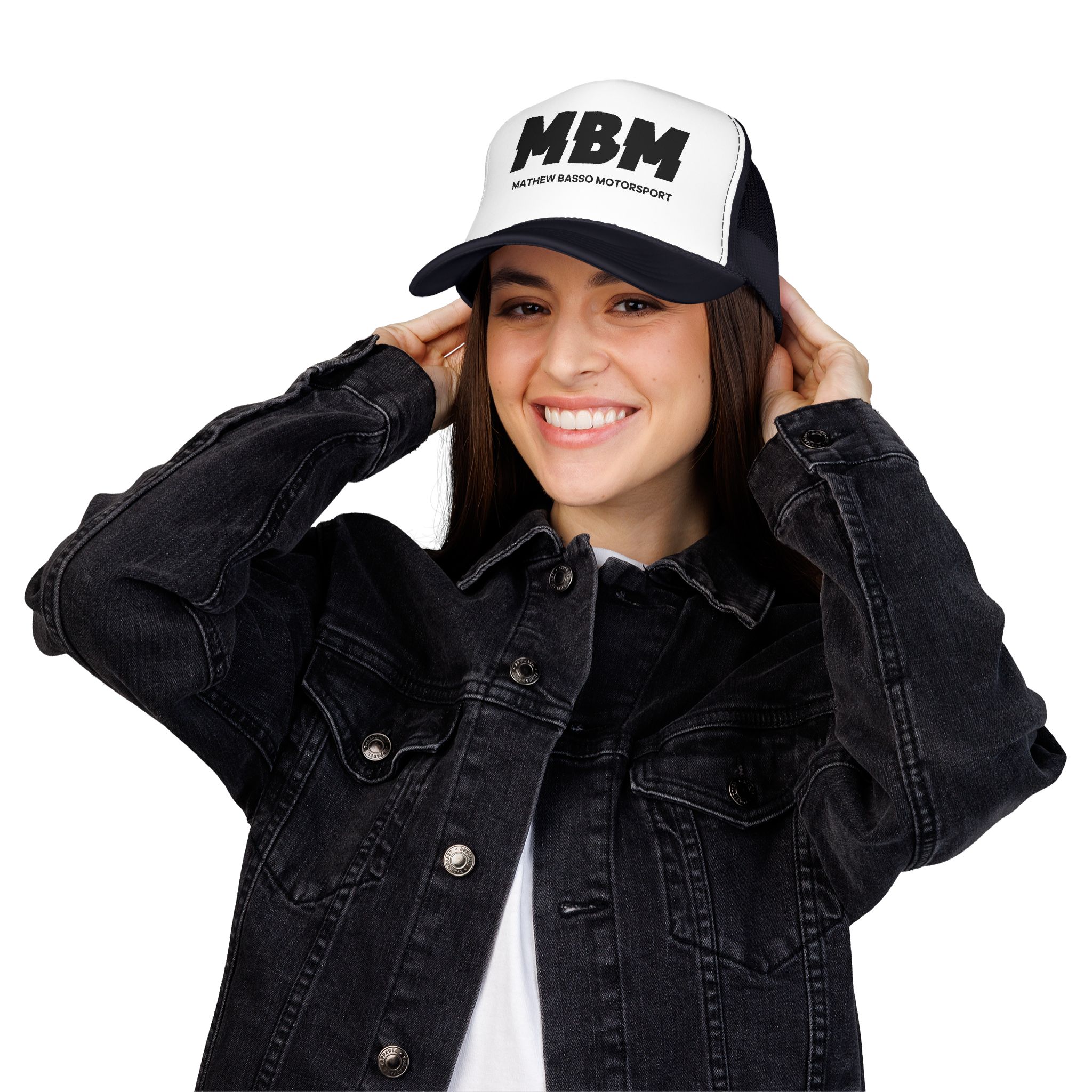 MBM Matthew Basso Motorsport Foam Trucker Hat | Racing Logo Cap - Image 51