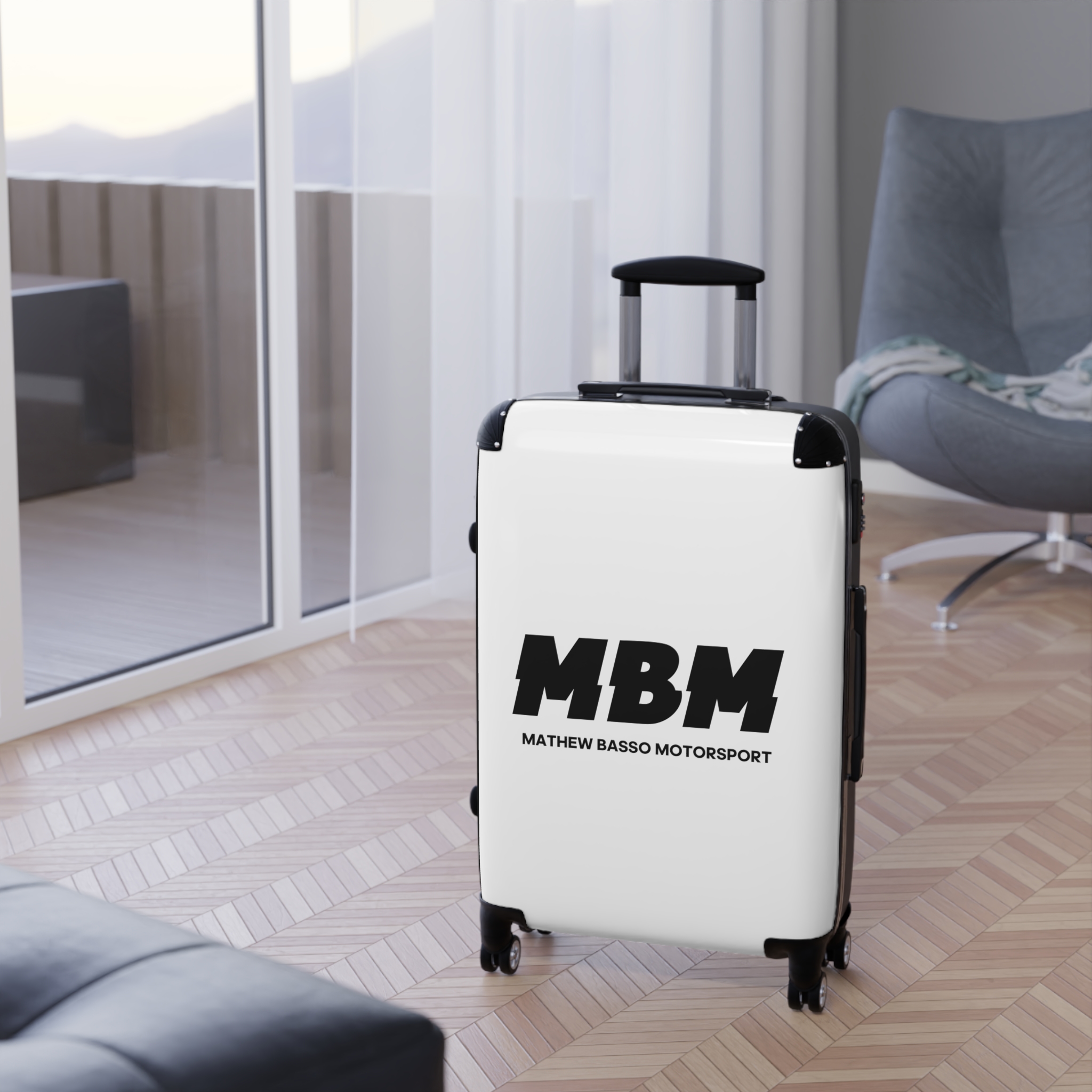 MBM Mathew Basso Motorsport Suitcase | Racing Logo Carry-On - Image 14