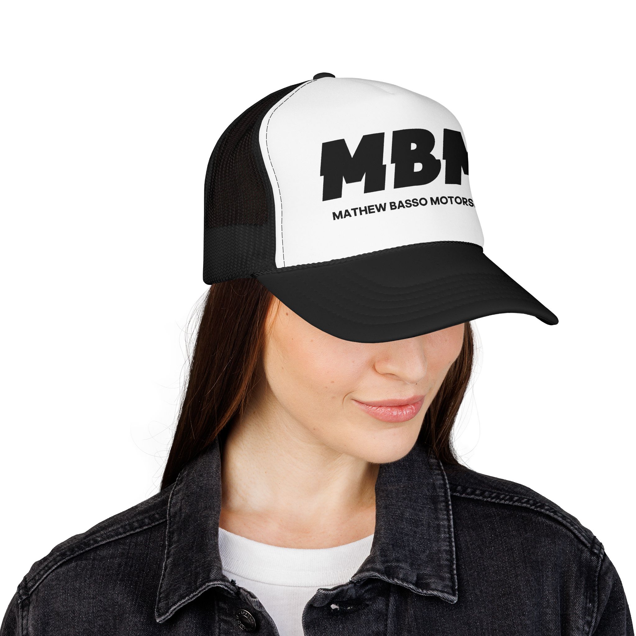MBM Matthew Basso Motorsport Foam Trucker Hat | Racing Logo Cap - Image 5