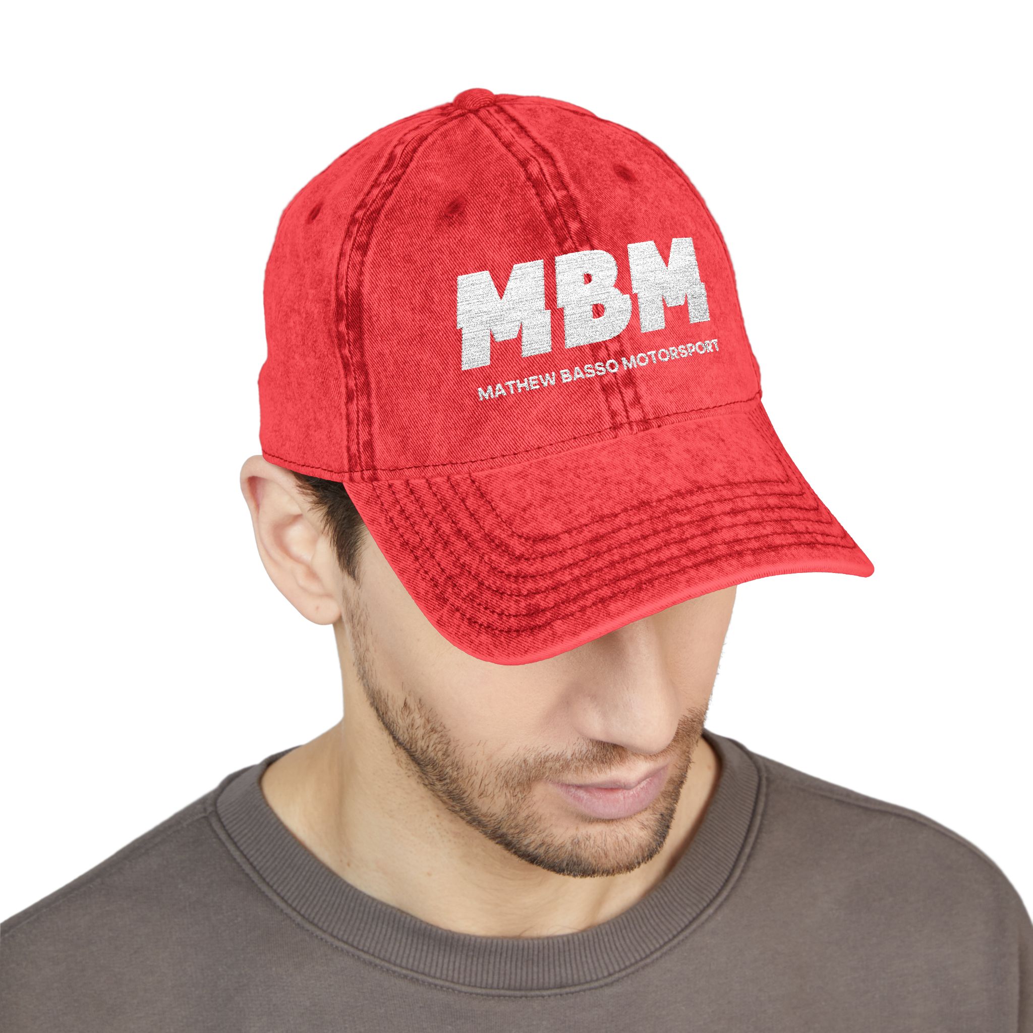 MBM Logo Vintage Cap | Embroidered Dad Hat - Image 12