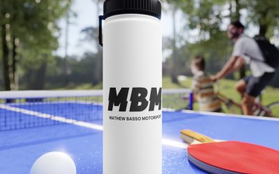MBM Mathew Basso Motorsport Water Bottle | Stainless Steel Sports Lid