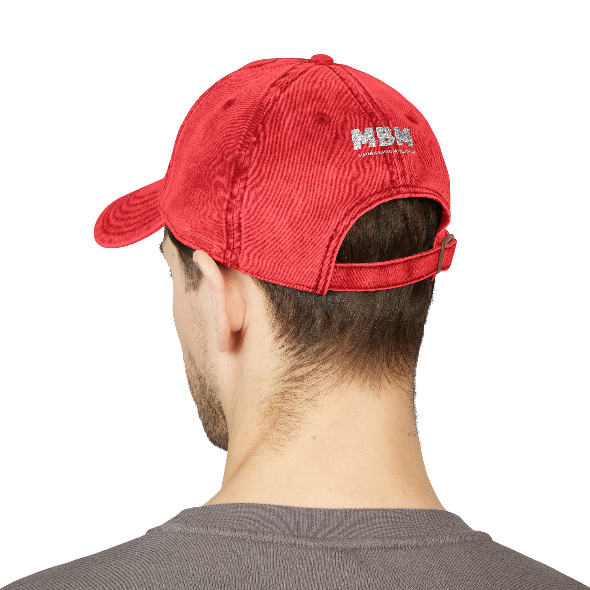 MBM Logo Vintage Cap | Embroidered Dad Hat - Image 13
