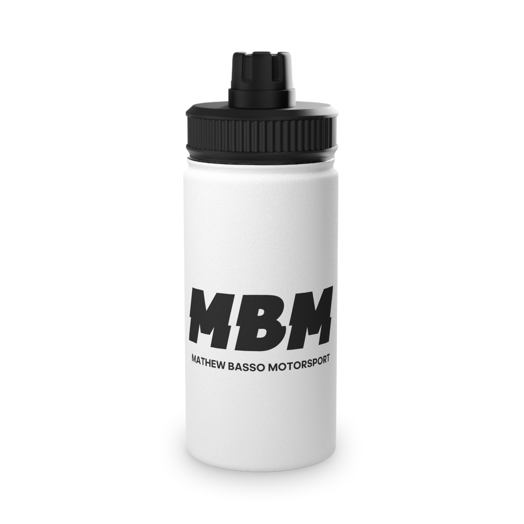 MBM Mathew Basso Motorsport Water Bottle | Stainless Steel Sports Lid - Image 8