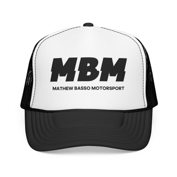 MBM Matthew Basso Motorsport Foam Trucker Hat | Racing Logo Cap
