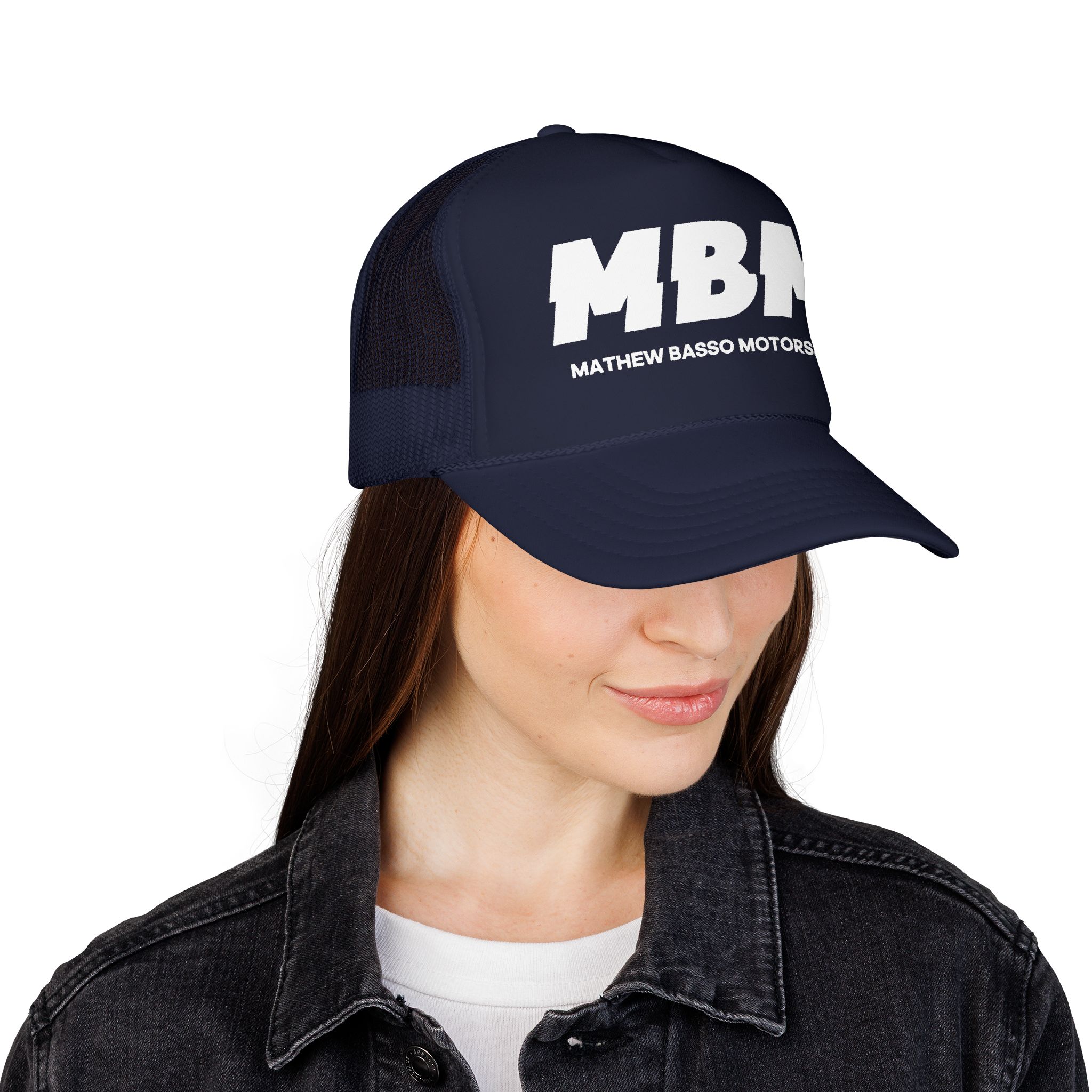 MBM Matthew Basso Motorsport Foam Trucker Hat | Racing Logo Cap - Image 17