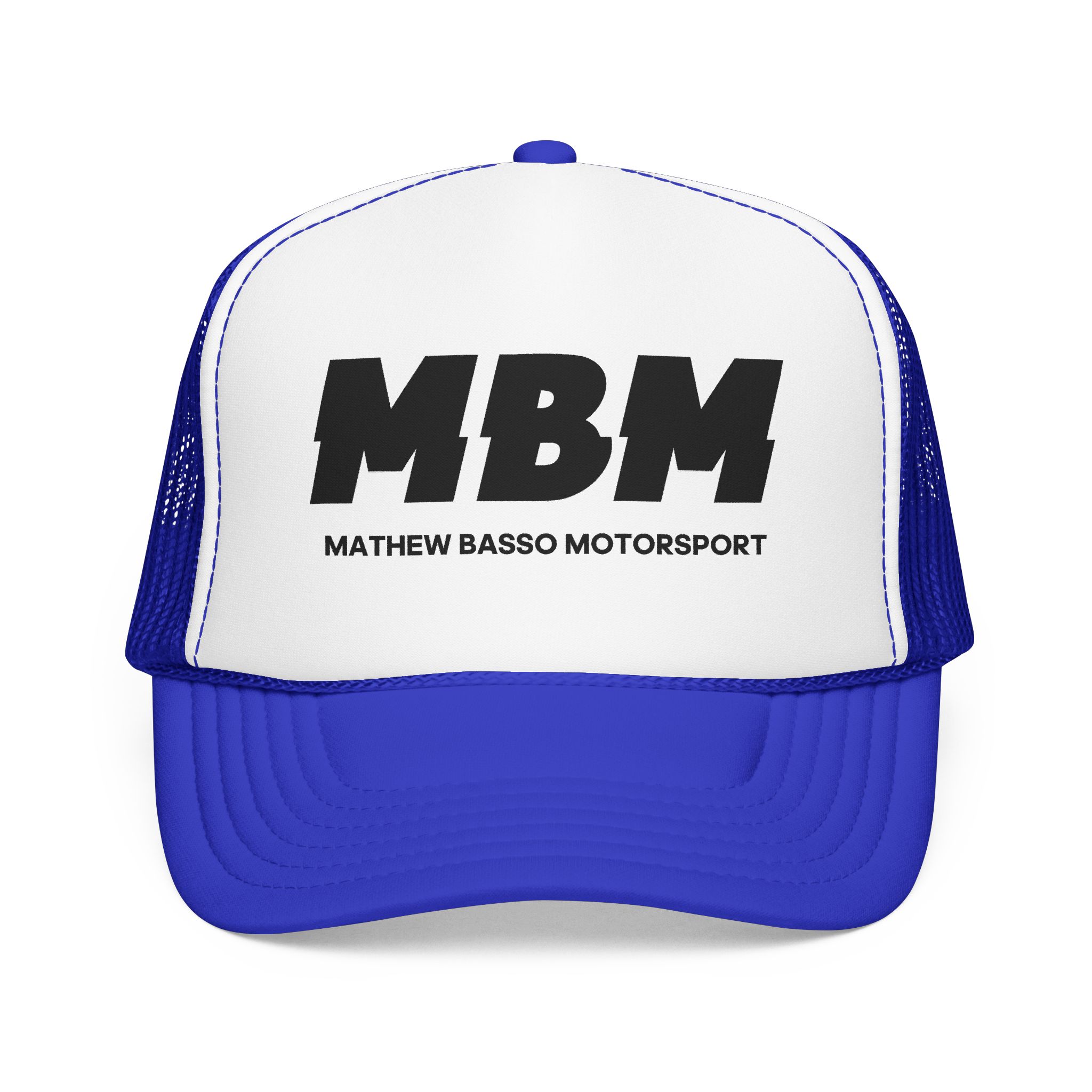 MBM Matthew Basso Motorsport Foam Trucker Hat | Racing Logo Cap - Image 55