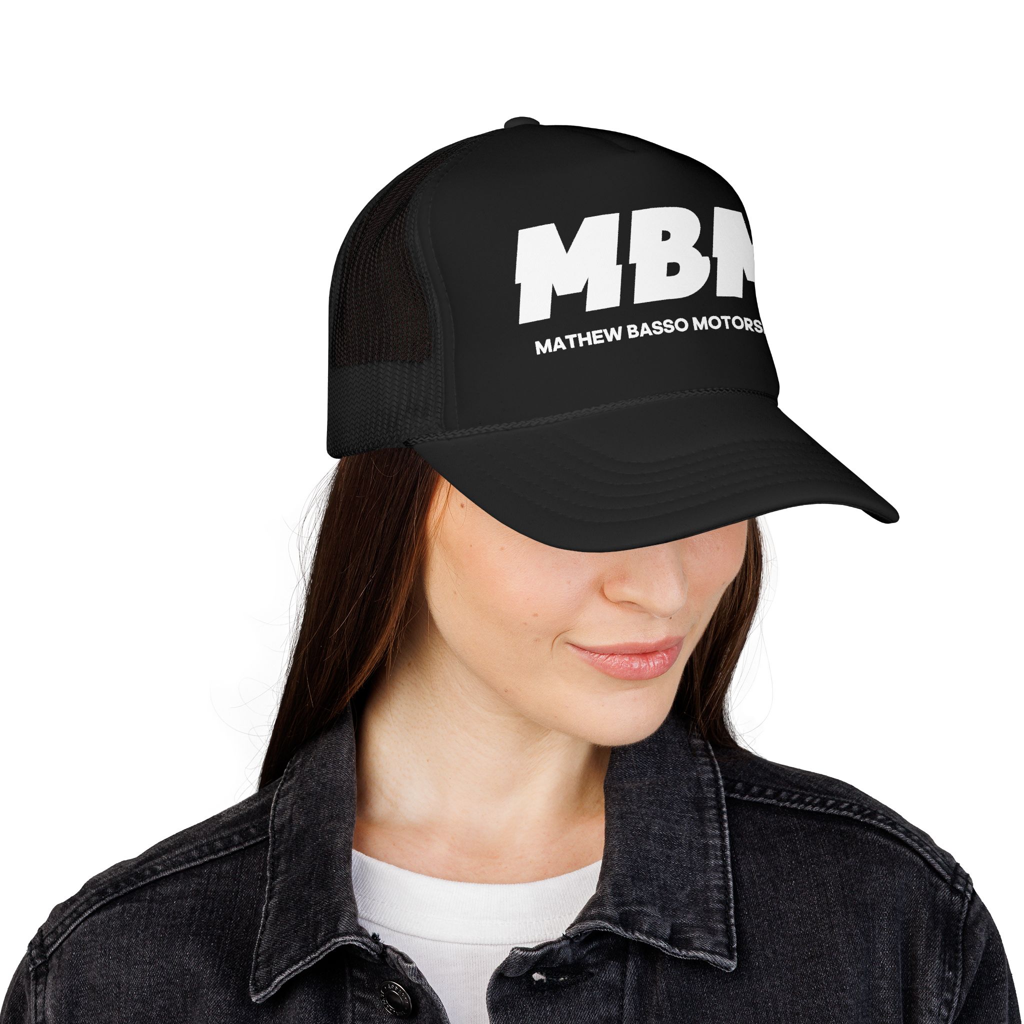 MBM Matthew Basso Motorsport Foam Trucker Hat | Racing Logo Cap - Image 11
