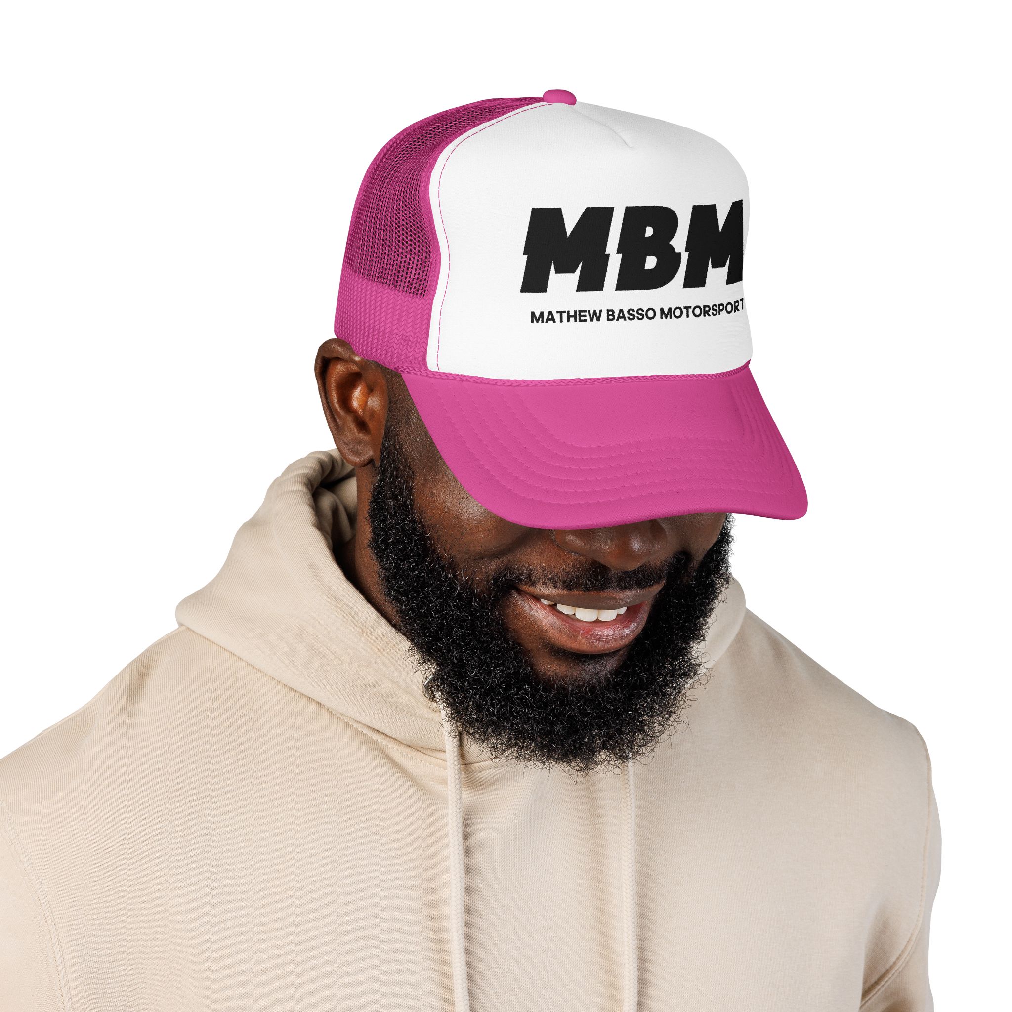 MBM Matthew Basso Motorsport Foam Trucker Hat | Racing Logo Cap - Image 34