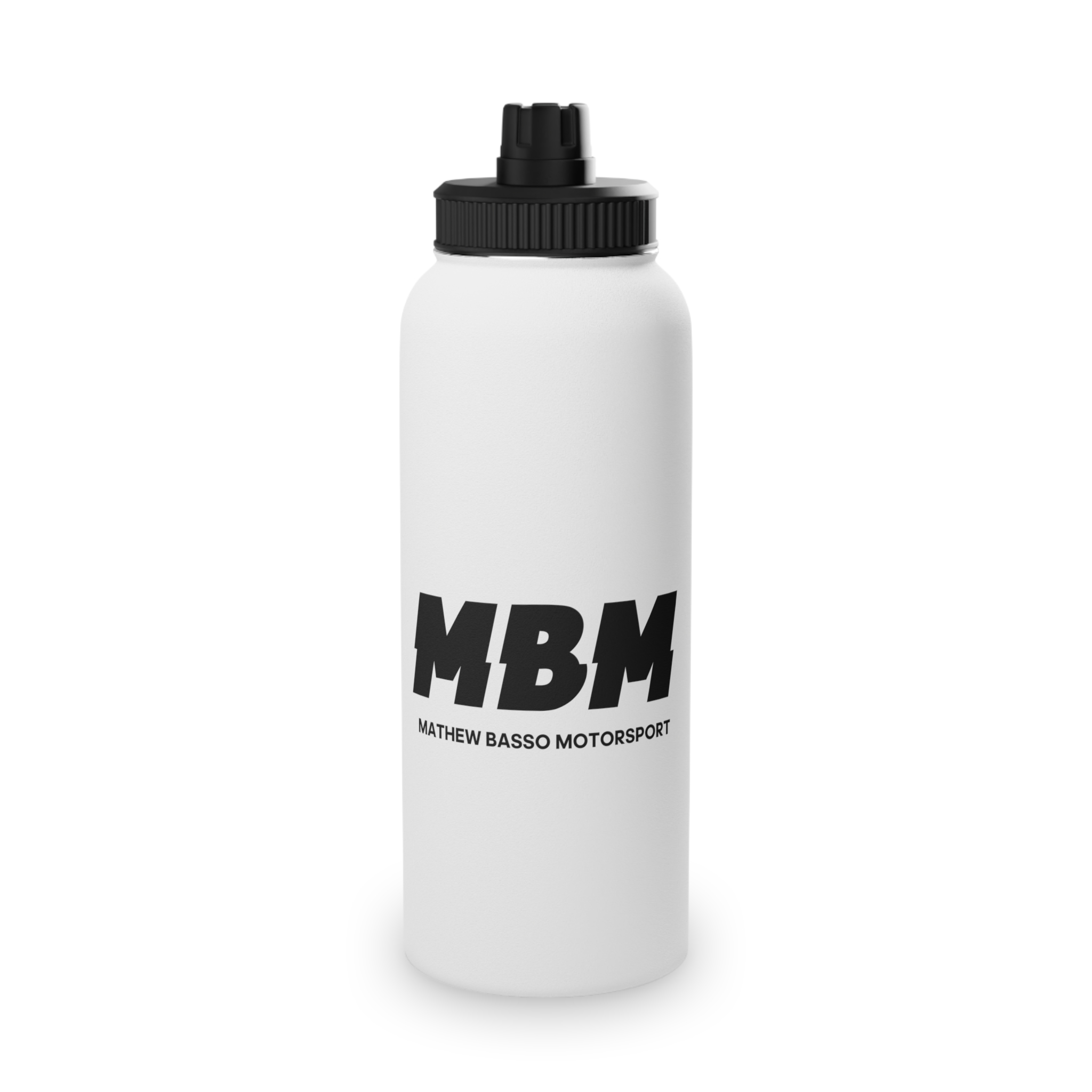 MBM Mathew Basso Motorsport Water Bottle | Stainless Steel Sports Lid - Image 15