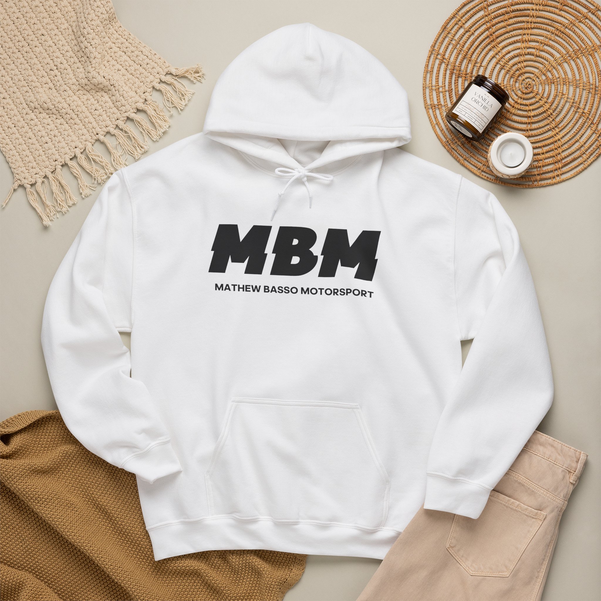MBM Mathew Basso Motorsport Hoodie | Racing Logo Sweatshirt - Image 3