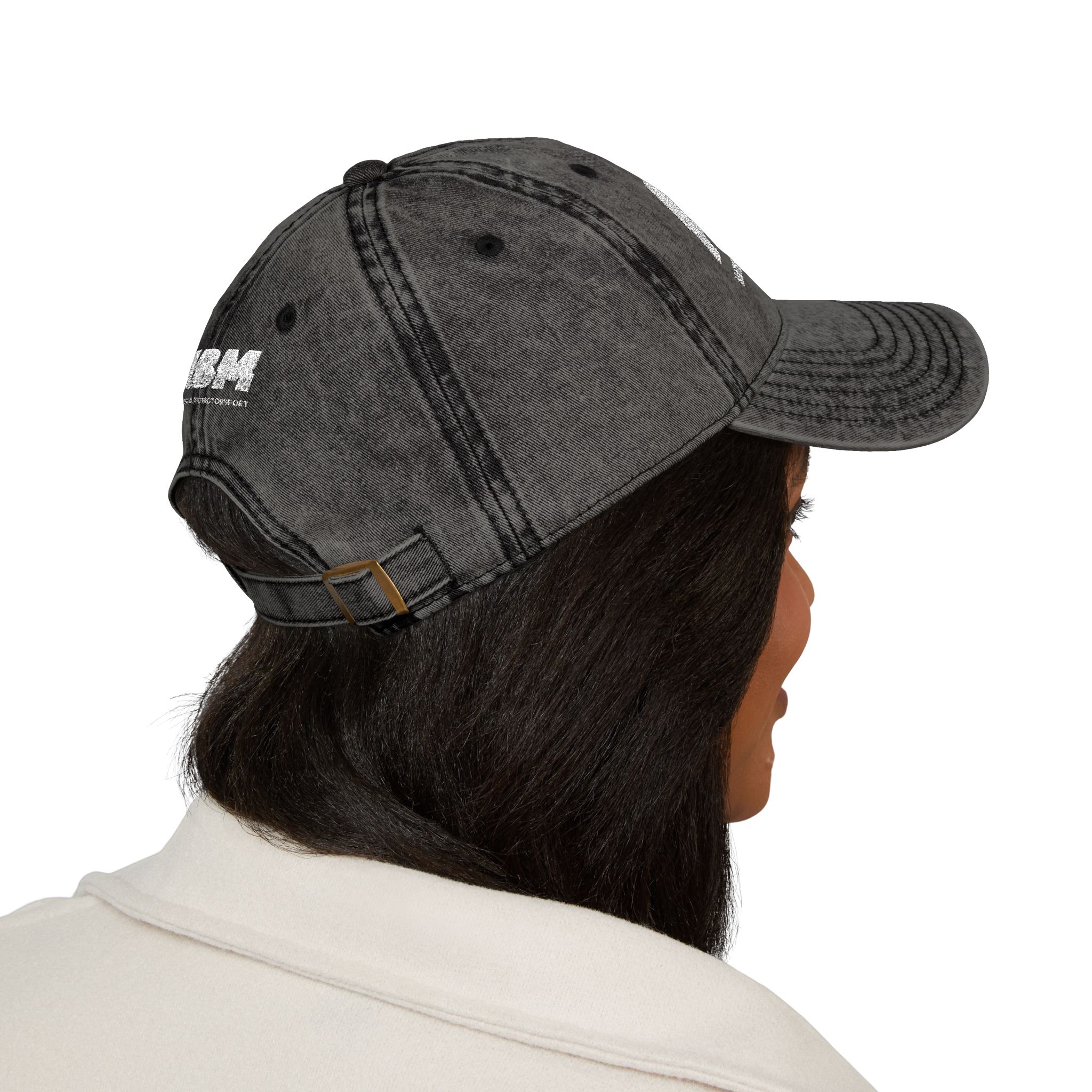 MBM Logo Vintage Cap | Embroidered Dad Hat - Image 4