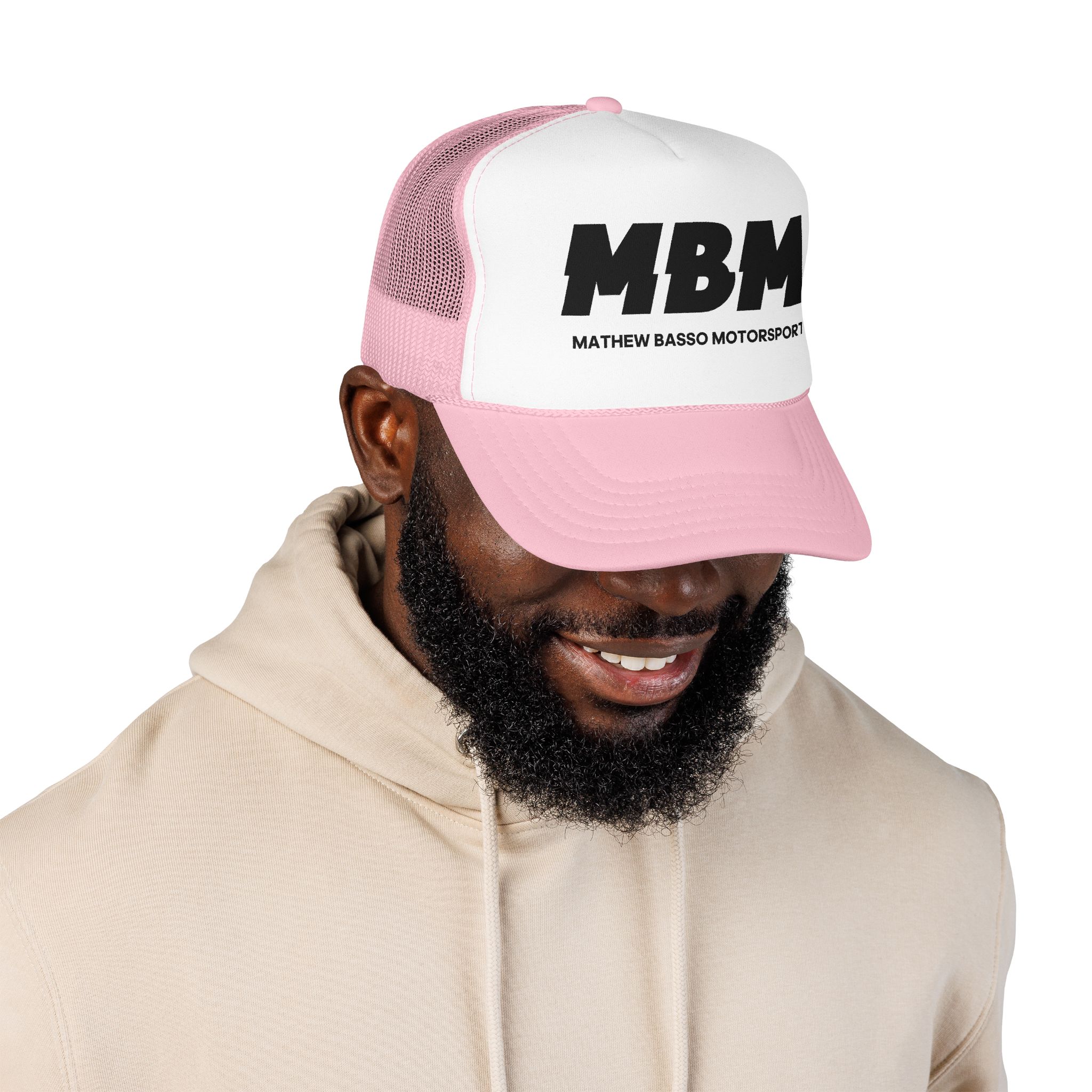 MBM Matthew Basso Motorsport Foam Trucker Hat | Racing Logo Cap - Image 46